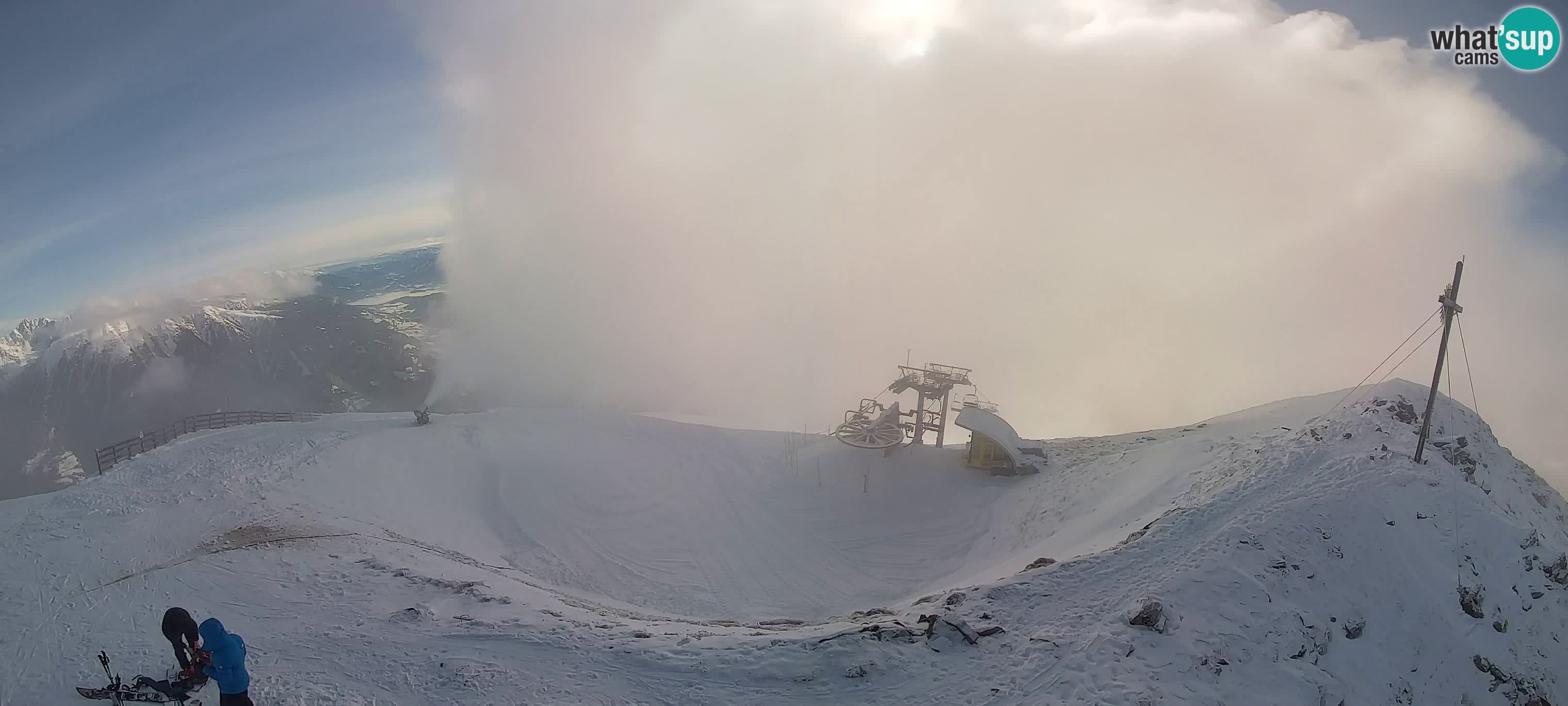 Spletna kamera Gitschlift / sedežnica Gitsch – Zgornja postaja (2.512 m)