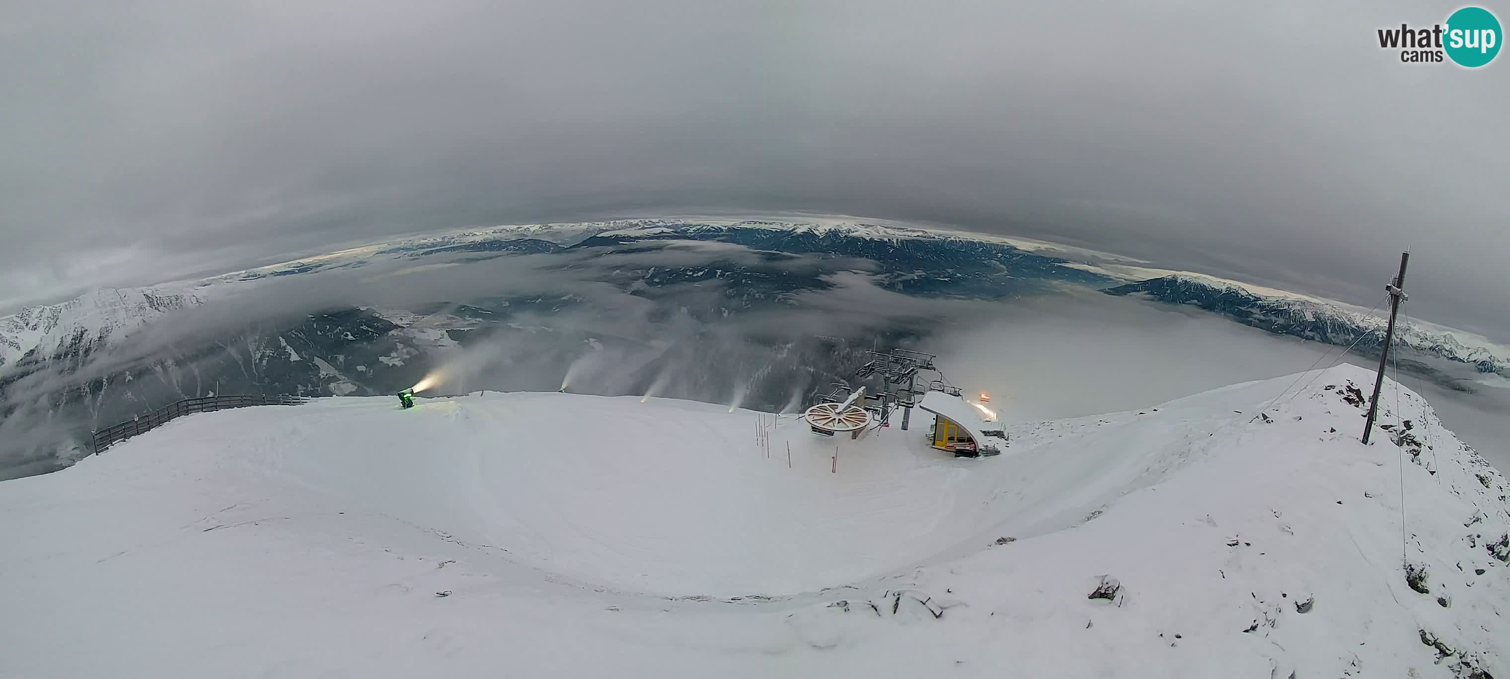 Spletna kamera Gitschlift / sedežnica Gitsch – Zgornja postaja (2.512 m)