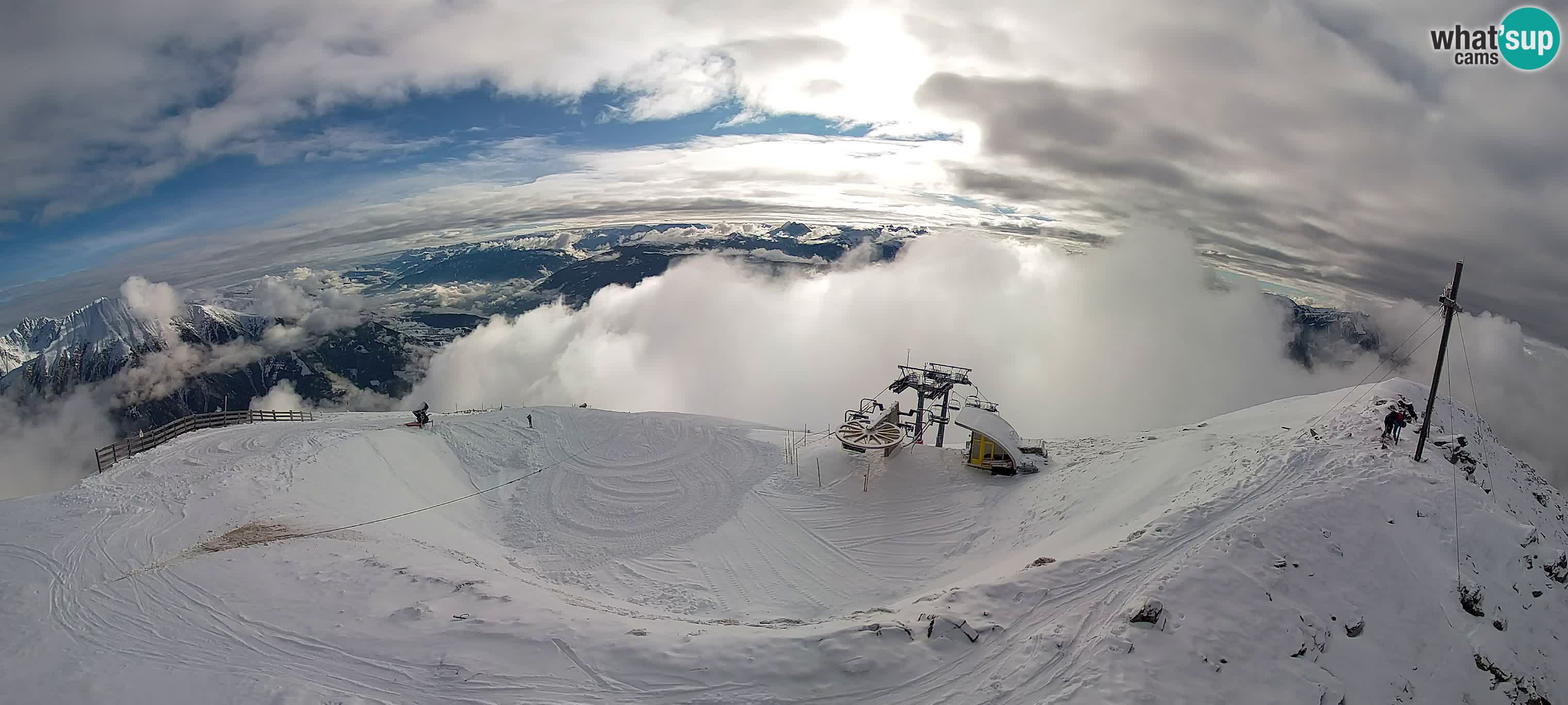 Spletna kamera Gitschlift / sedežnica Gitsch – Zgornja postaja (2.512 m)