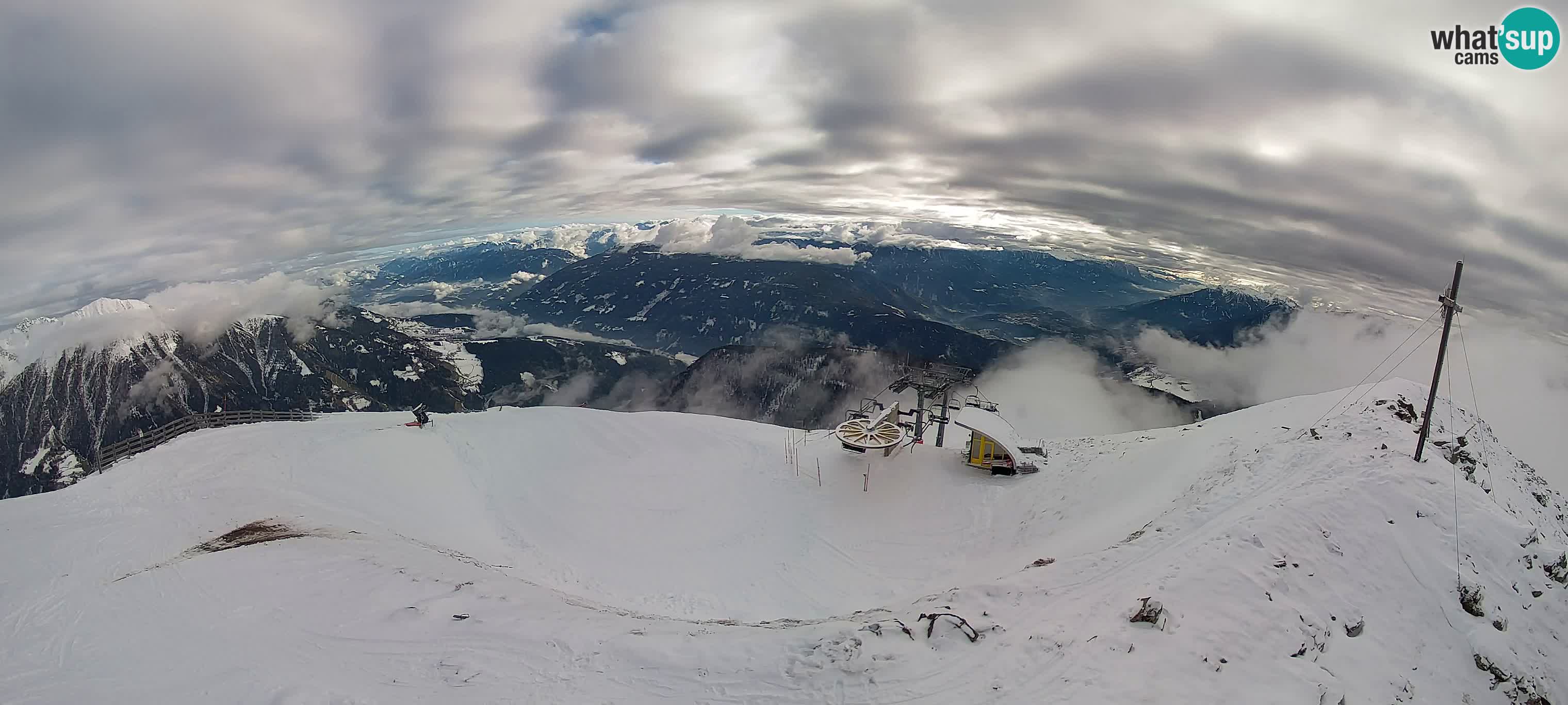 Spletna kamera Gitschlift / sedežnica Gitsch – Zgornja postaja (2.512 m)