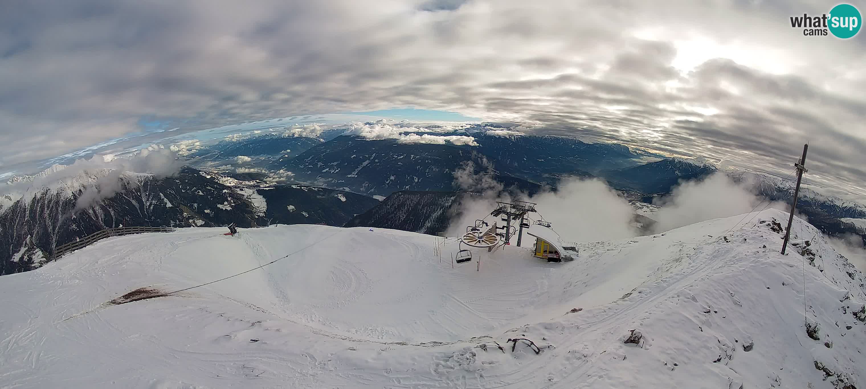 Spletna kamera Gitschlift / sedežnica Gitsch – Zgornja postaja (2.512 m)