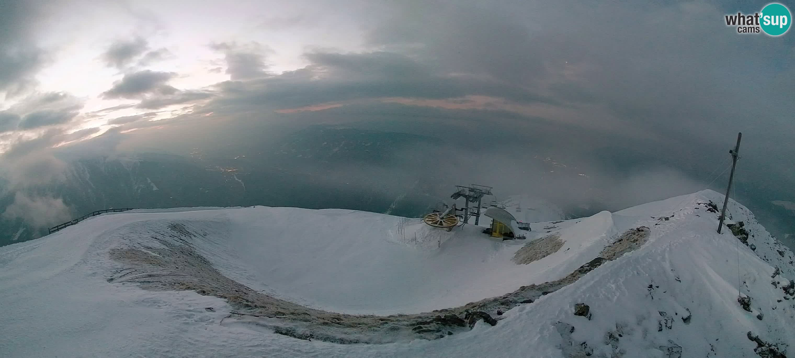 Spletna kamera Gitschlift / sedežnica Gitsch – Zgornja postaja (2.512 m)