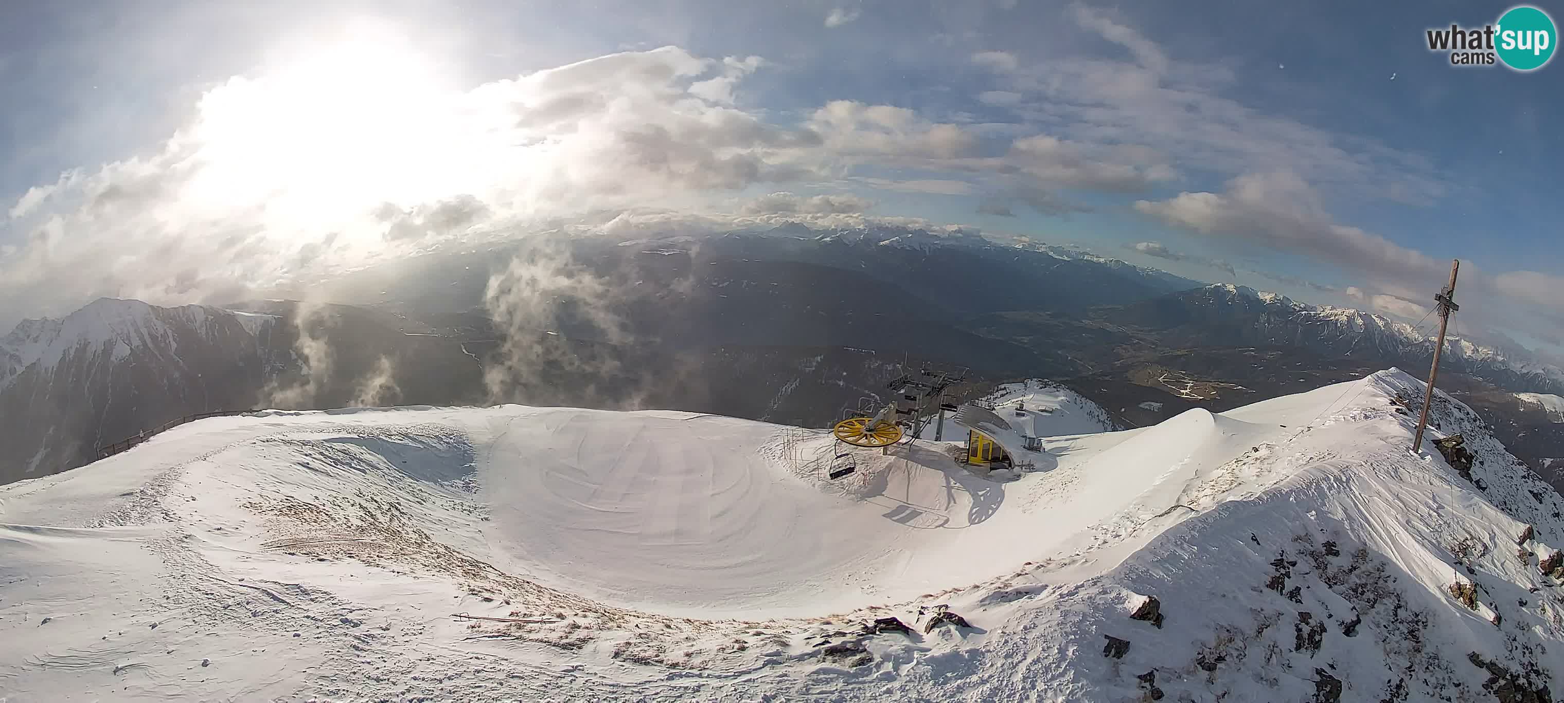 Spletna kamera Gitschlift / sedežnica Gitsch – Zgornja postaja (2.512 m)