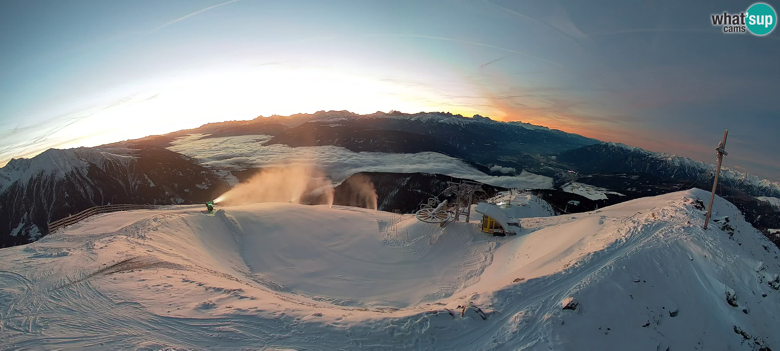 Spletna kamera Gitschlift / sedežnica Gitsch – Zgornja postaja (2.512 m)