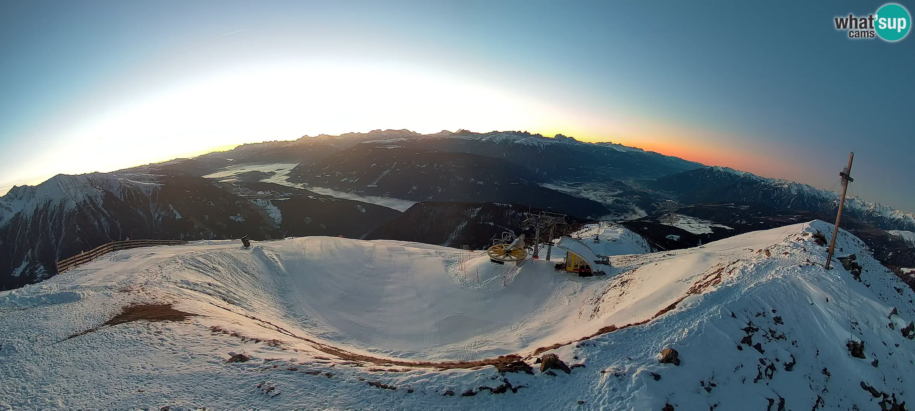 Spletna kamera Gitschlift / sedežnica Gitsch – Zgornja postaja (2.512 m)