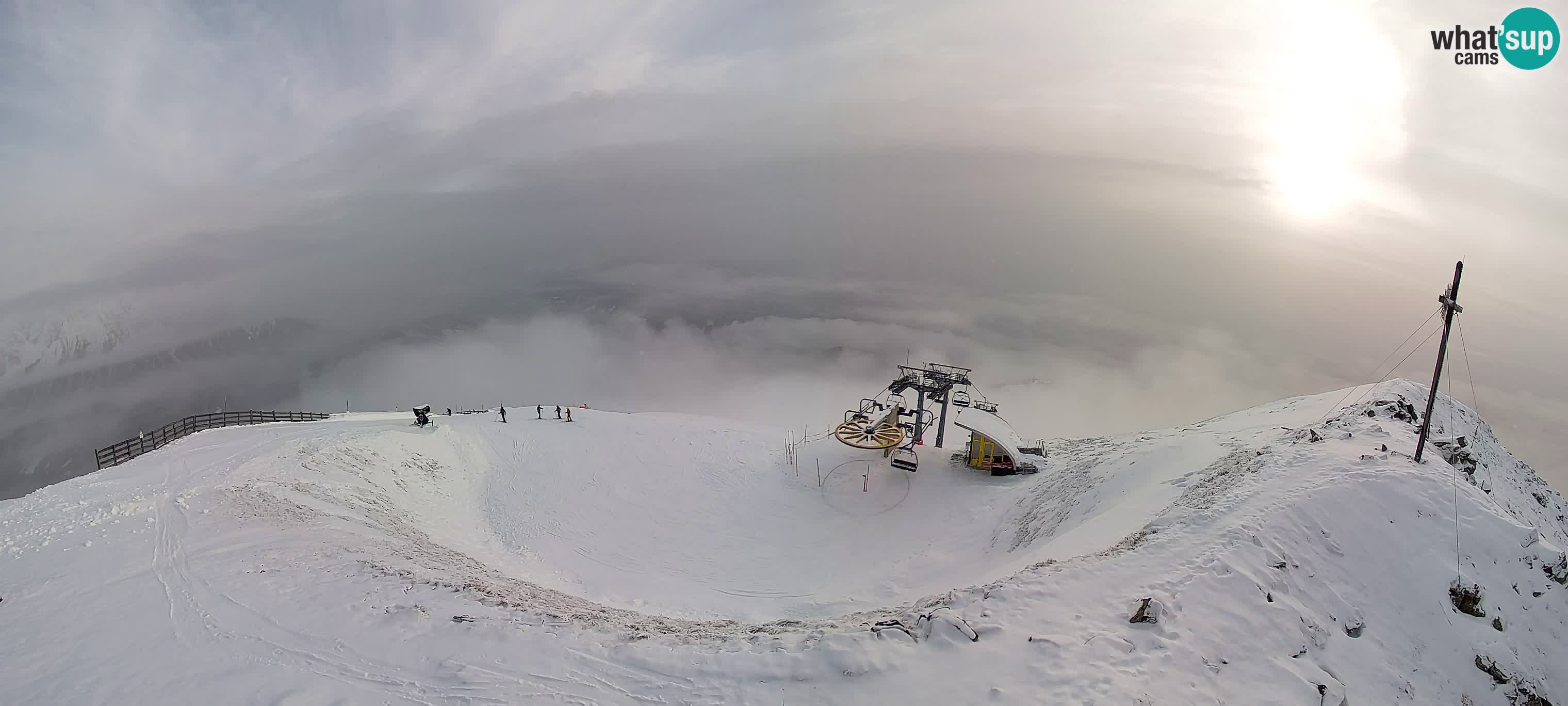 Spletna kamera Gitschlift / sedežnica Gitsch – Zgornja postaja (2.512 m)