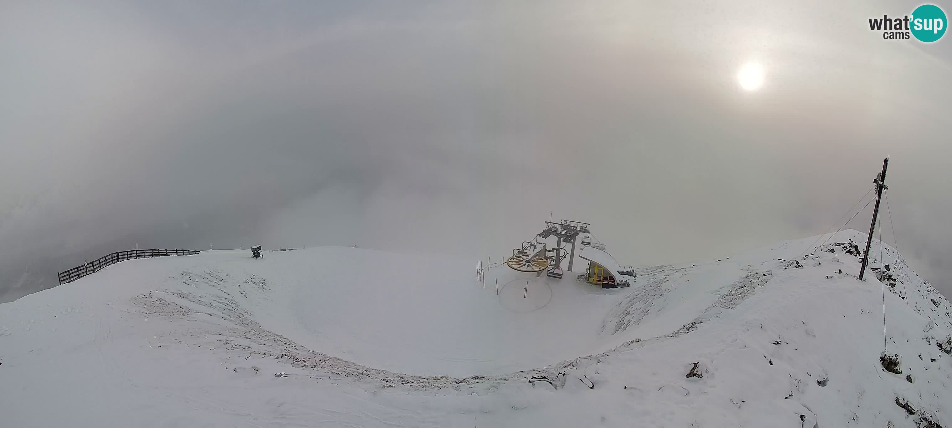 Spletna kamera Gitschlift / sedežnica Gitsch – Zgornja postaja (2.512 m)