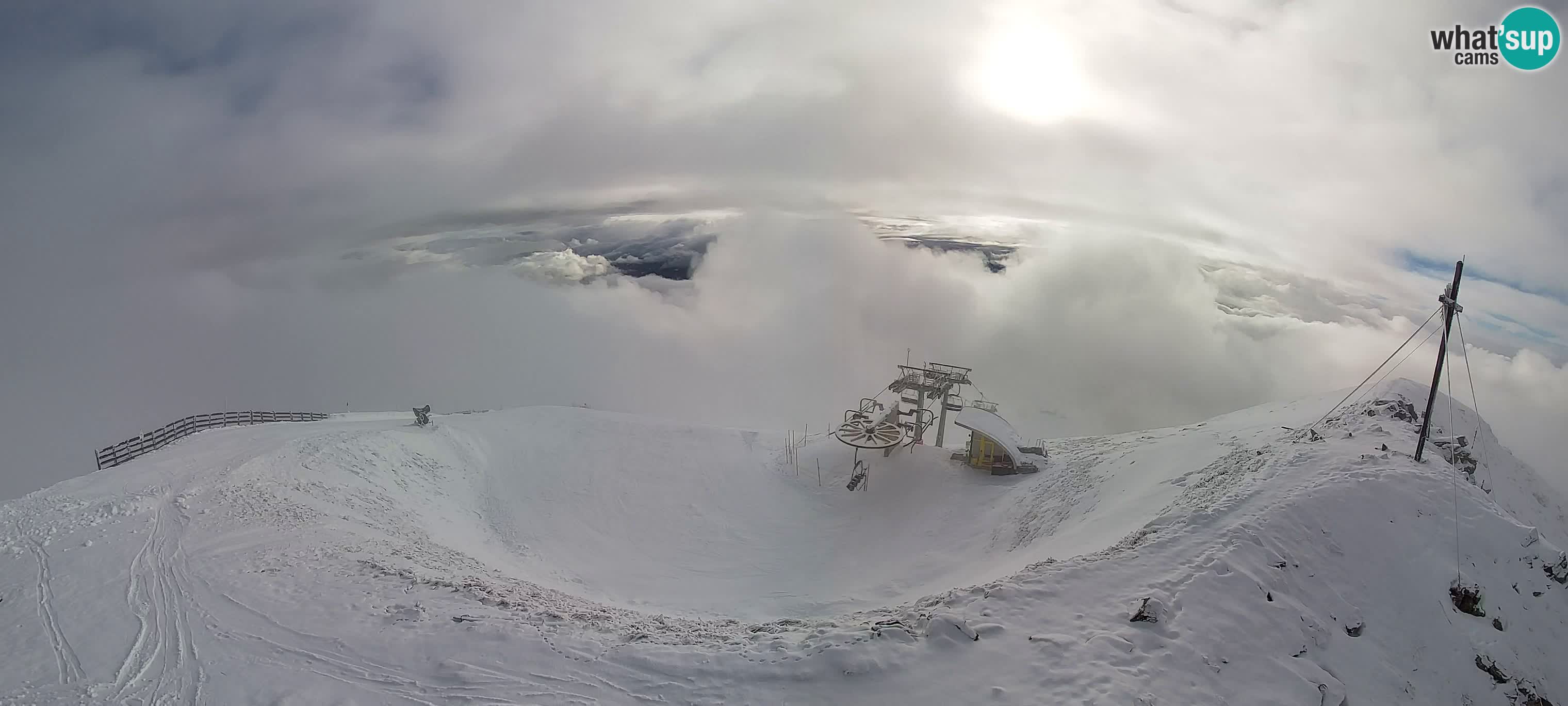 Spletna kamera Gitschlift / sedežnica Gitsch – Zgornja postaja (2.512 m)