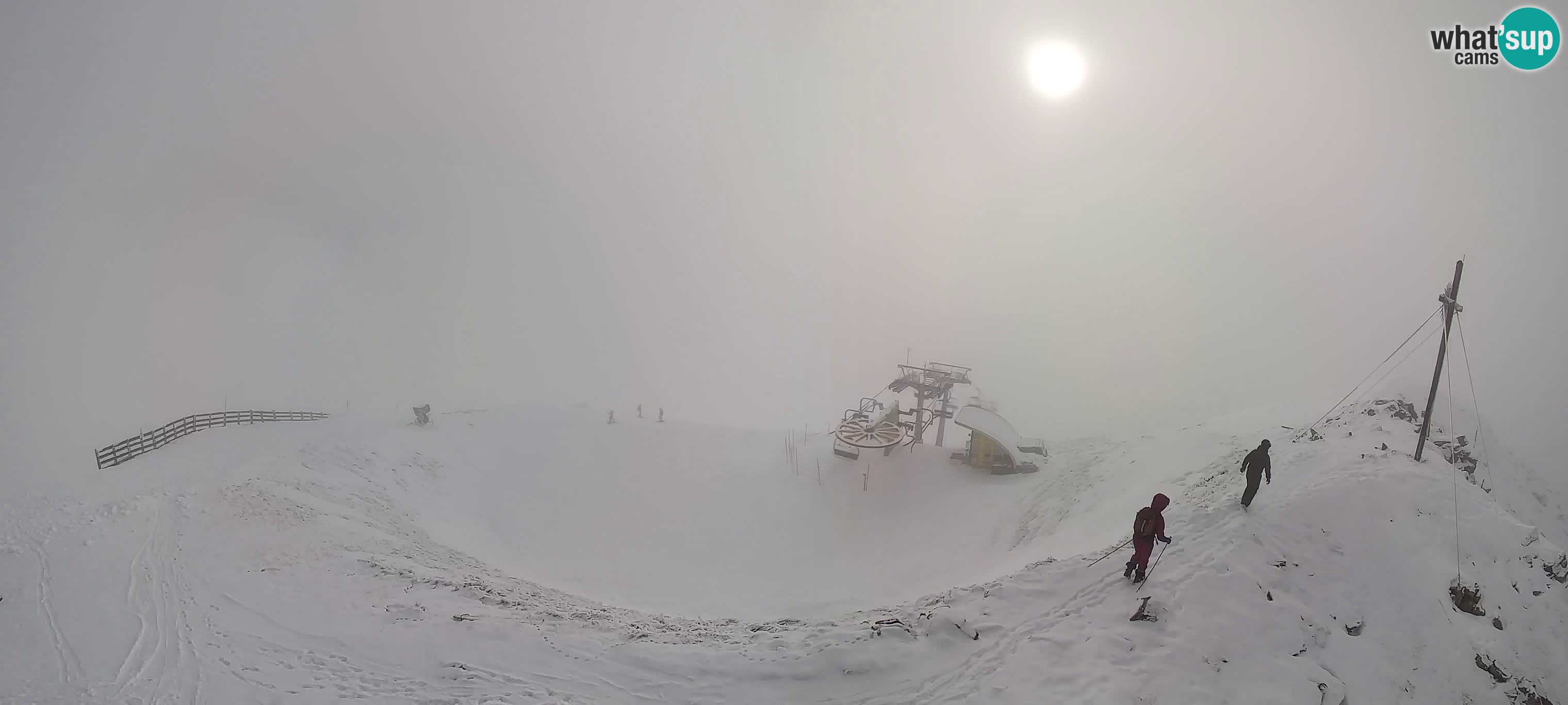 Spletna kamera Gitschlift / sedežnica Gitsch – Zgornja postaja (2.512 m)