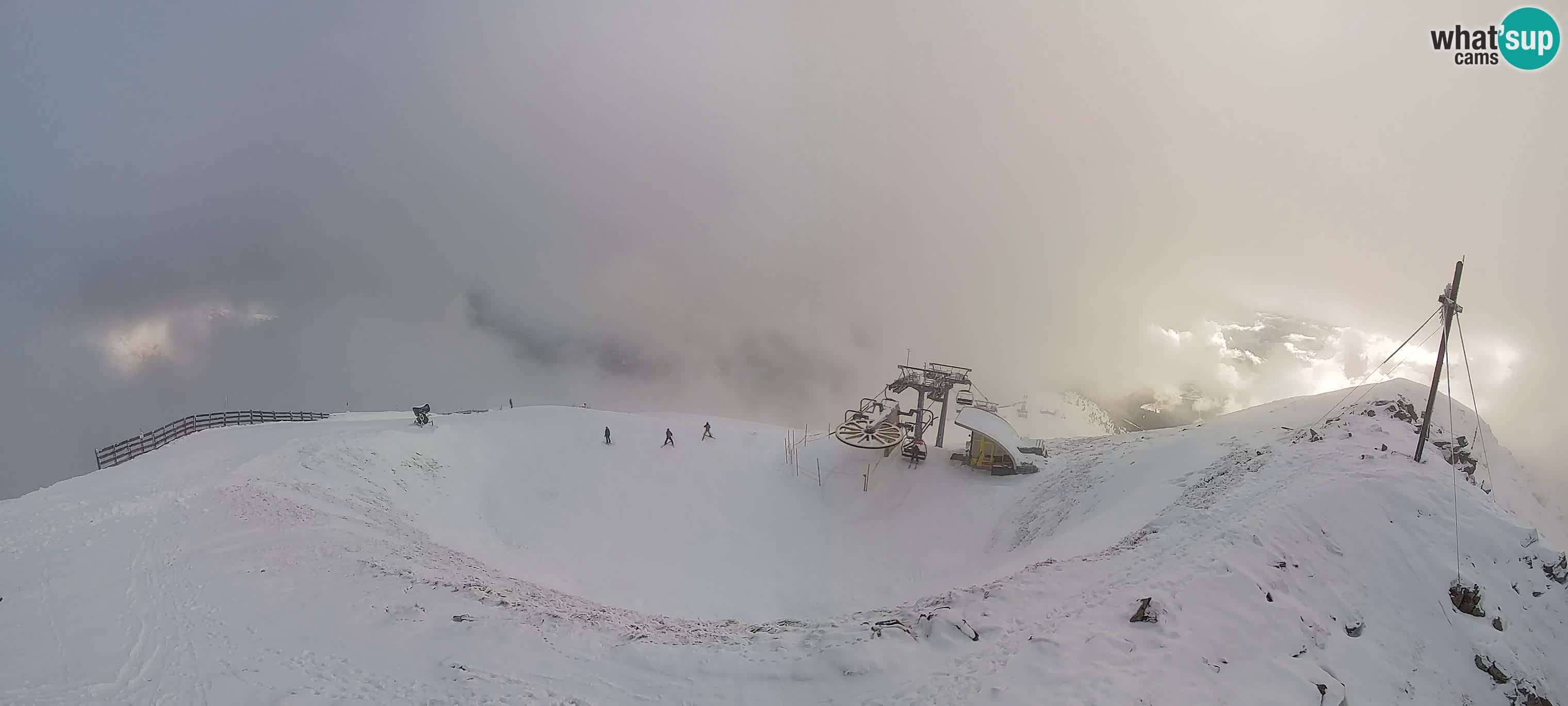 Spletna kamera Gitschlift / sedežnica Gitsch – Zgornja postaja (2.512 m)