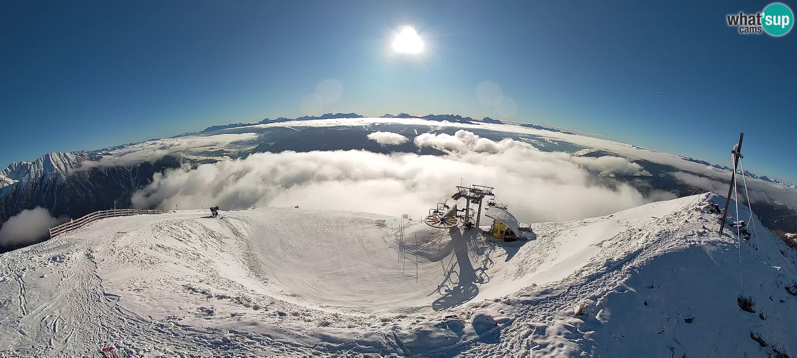 Spletna kamera Gitschlift / sedežnica Gitsch – Zgornja postaja (2.512 m)