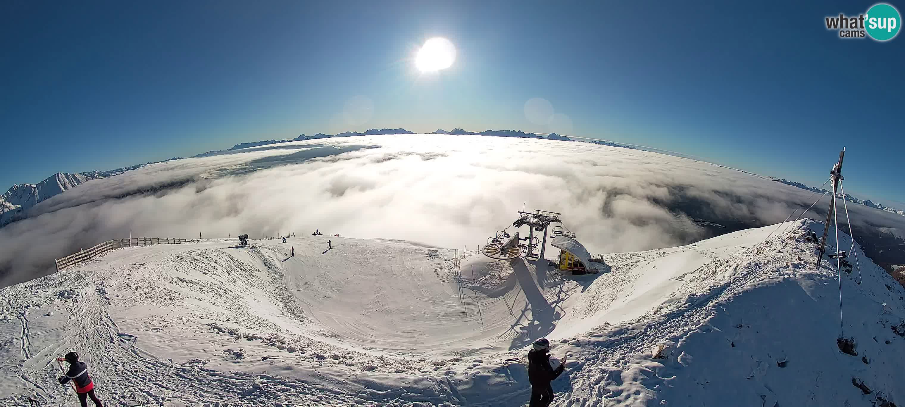 Spletna kamera Gitschlift / sedežnica Gitsch – Zgornja postaja (2.512 m)
