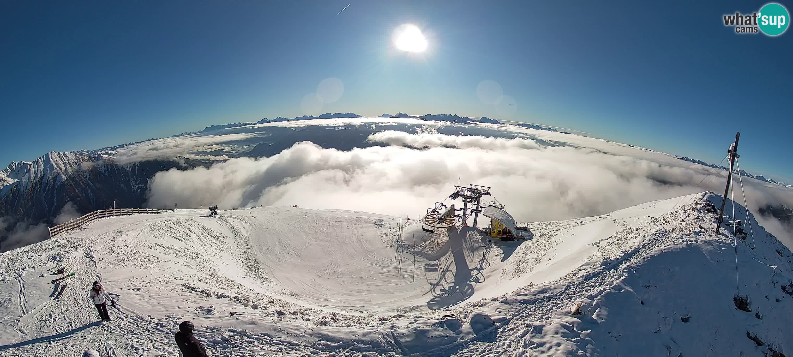 Spletna kamera Gitschlift / sedežnica Gitsch – Zgornja postaja (2.512 m)