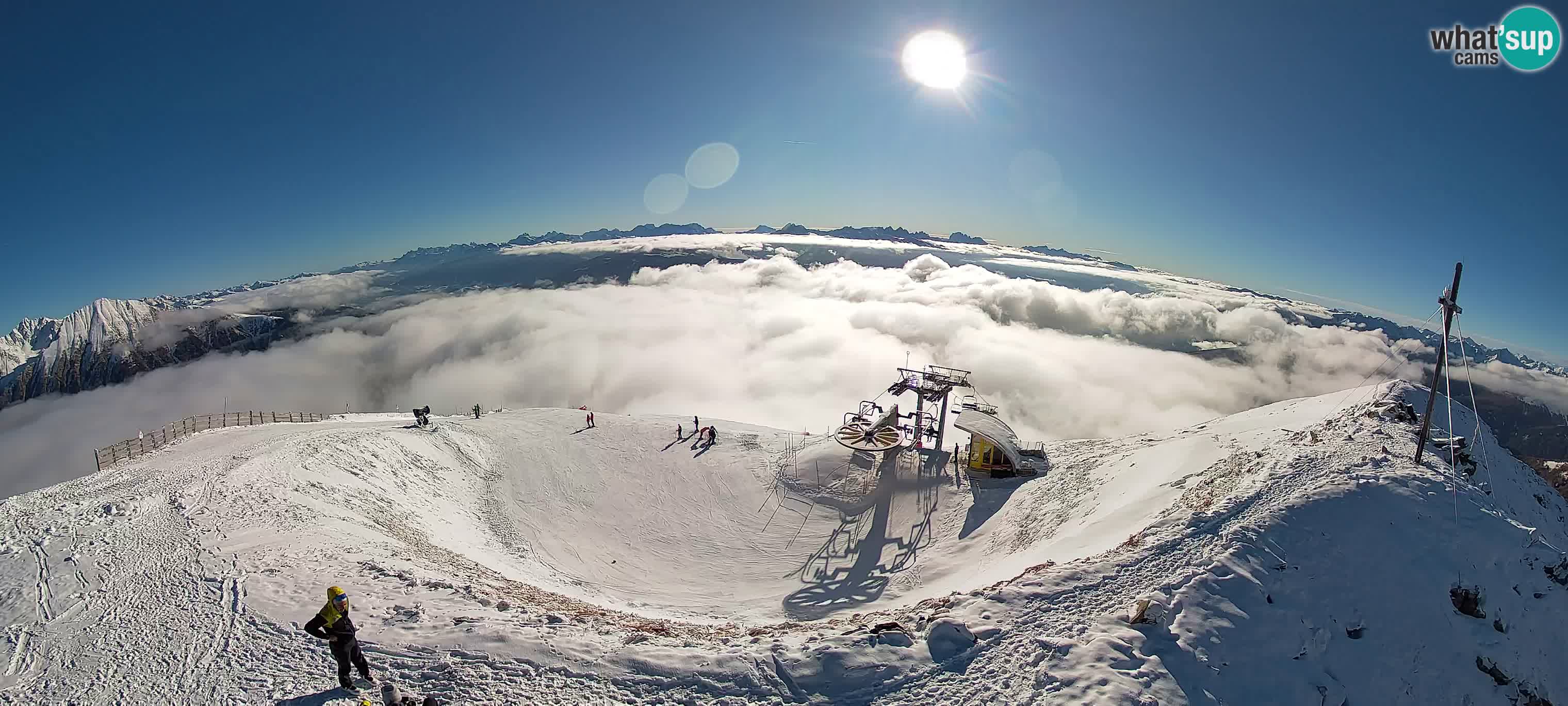 Spletna kamera Gitschlift / sedežnica Gitsch – Zgornja postaja (2.512 m)
