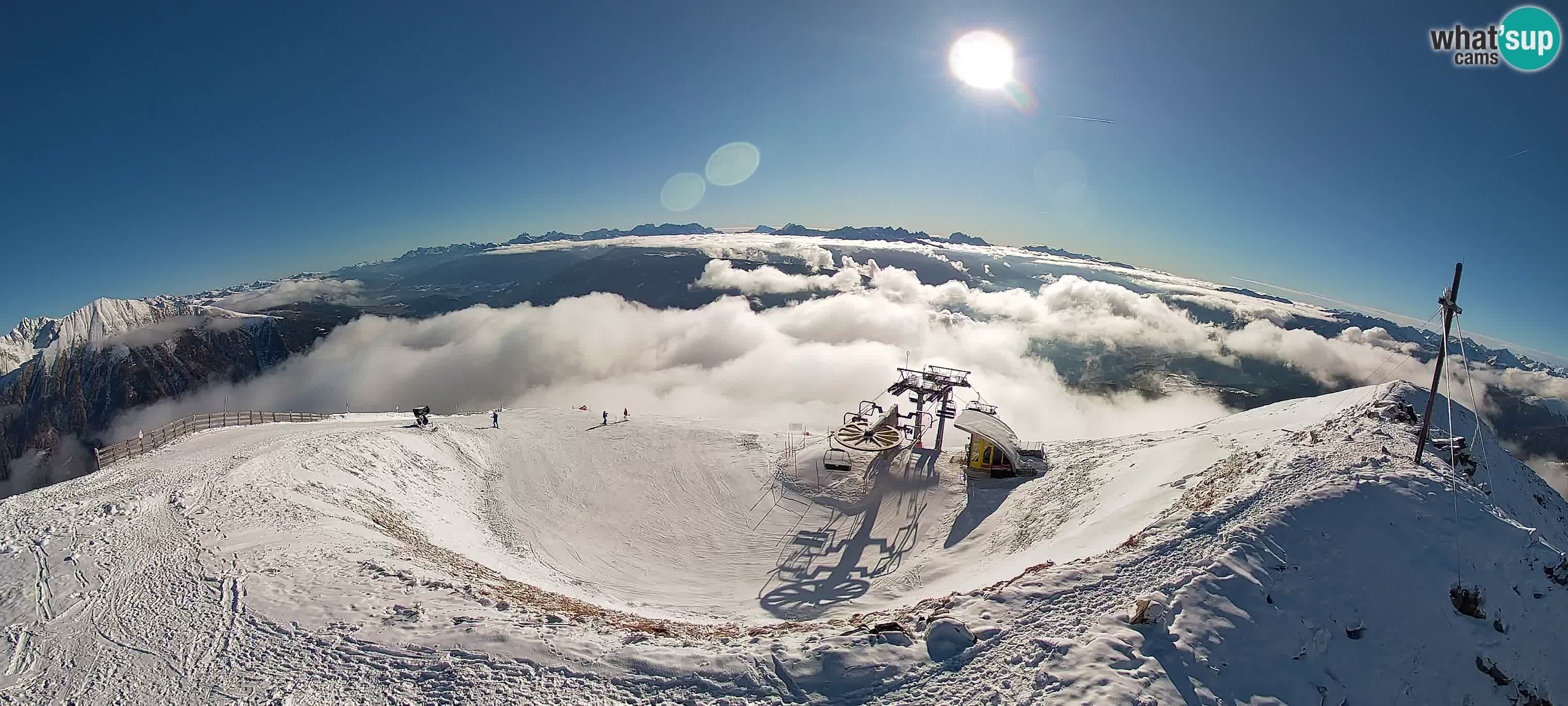 Spletna kamera Gitschlift / sedežnica Gitsch – Zgornja postaja (2.512 m)