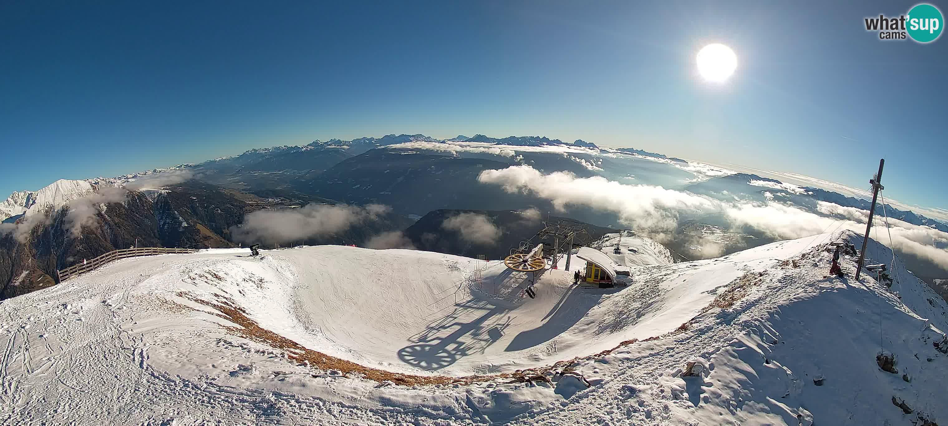 Spletna kamera Gitschlift / sedežnica Gitsch – Zgornja postaja (2.512 m)