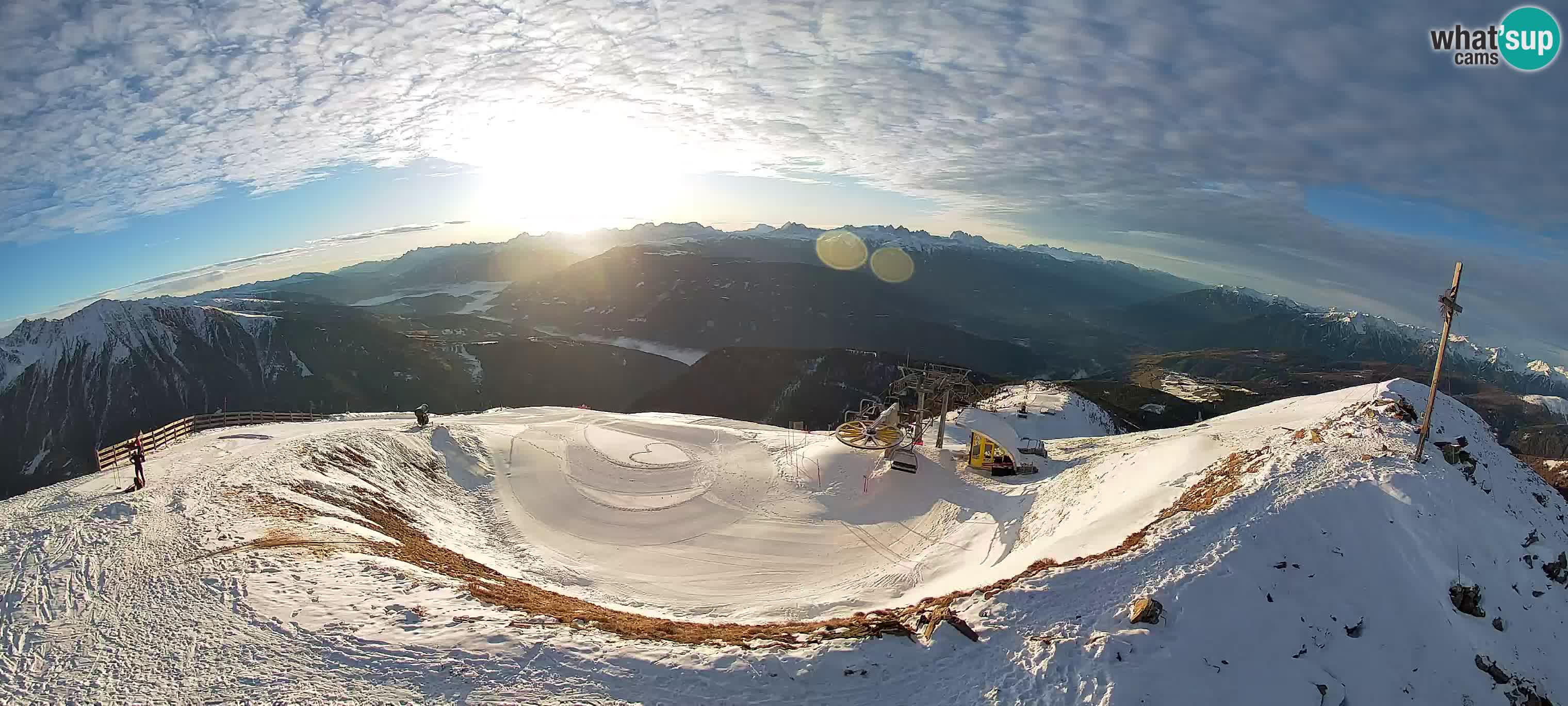 Spletna kamera Gitschlift / sedežnica Gitsch – Zgornja postaja (2.512 m)