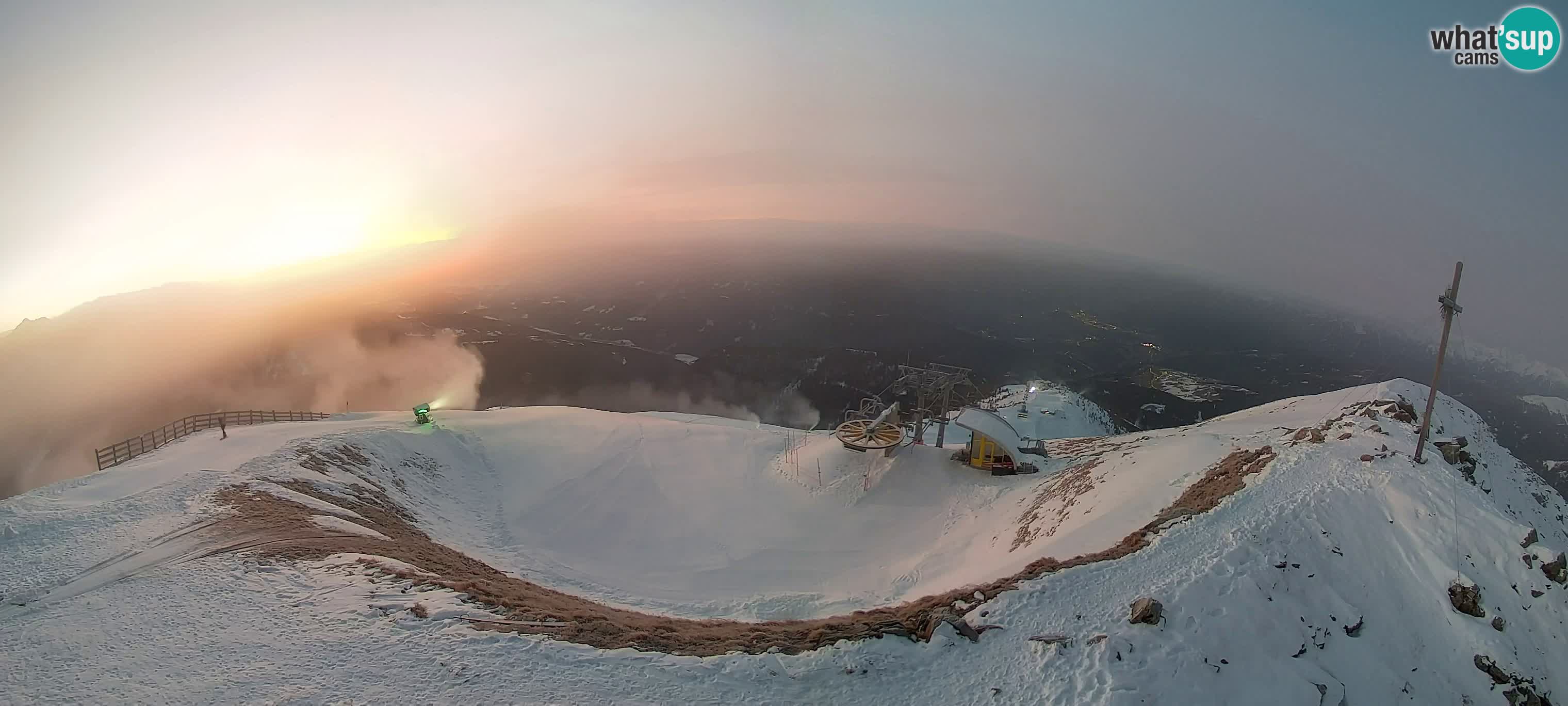 Spletna kamera Gitschlift / sedežnica Gitsch – Zgornja postaja (2.512 m)