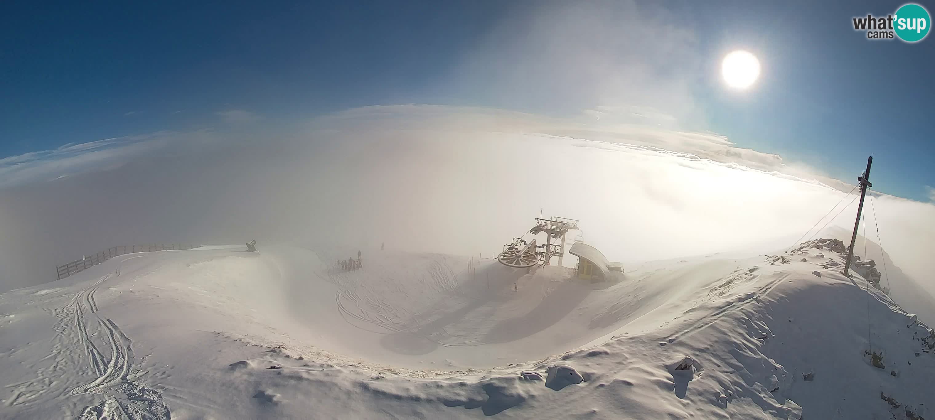 Spletna kamera Gitschlift / sedežnica Gitsch – Zgornja postaja (2.512 m)