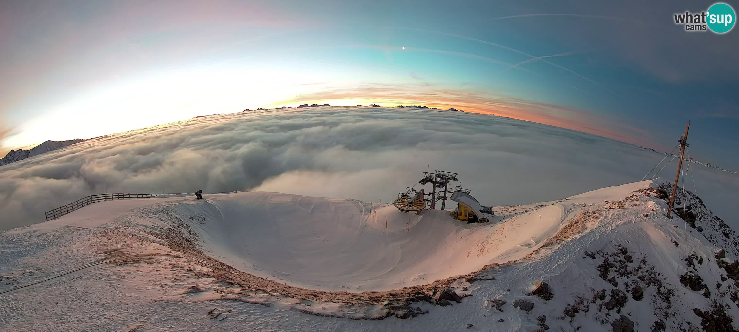 Spletna kamera Gitschlift / sedežnica Gitsch – Zgornja postaja (2.512 m)