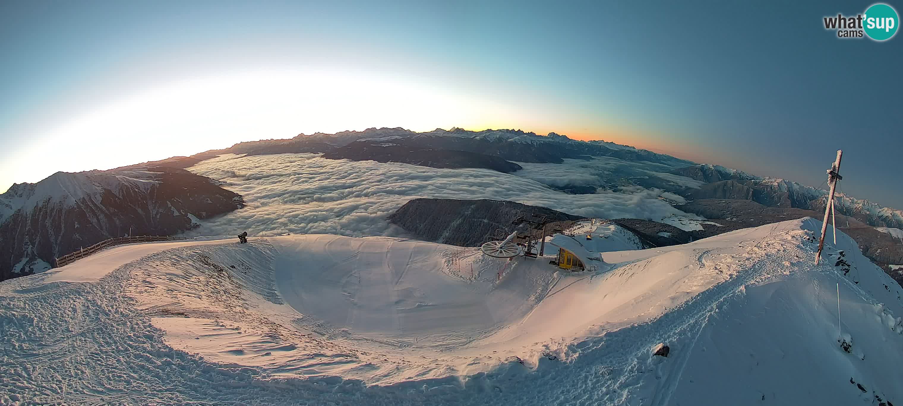 Spletna kamera Gitschlift / sedežnica Gitsch – Zgornja postaja (2.512 m)