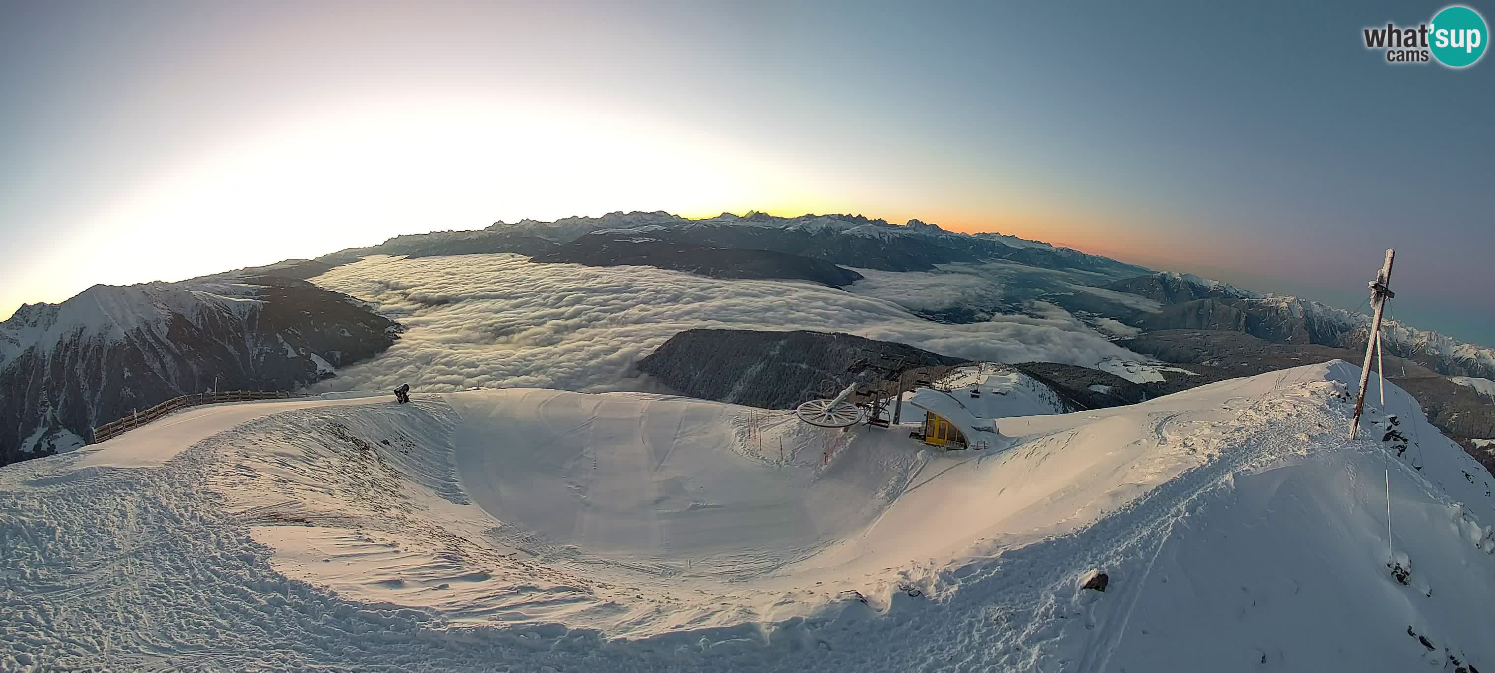 Spletna kamera Gitschlift / sedežnica Gitsch – Zgornja postaja (2.512 m)