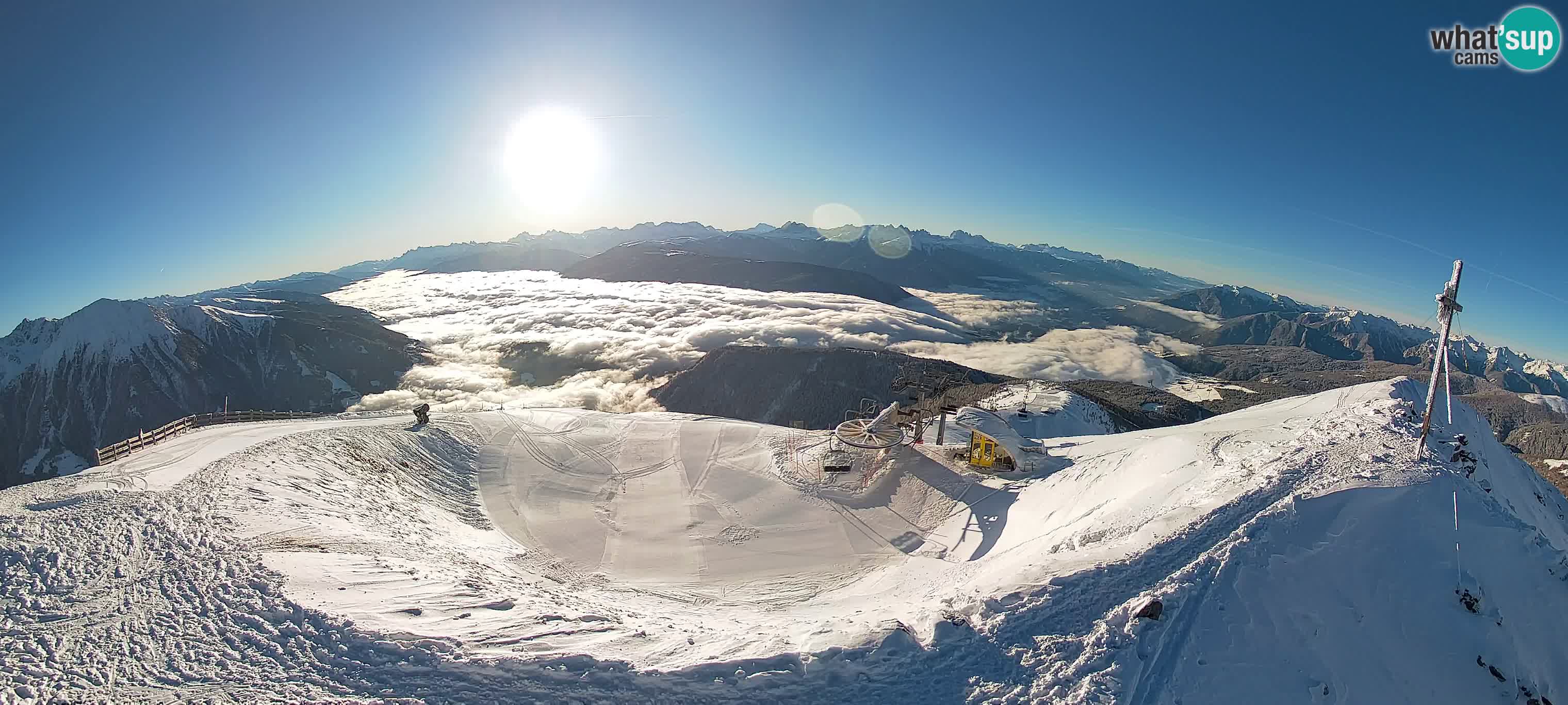 Spletna kamera Gitschlift / sedežnica Gitsch – Zgornja postaja (2.512 m)