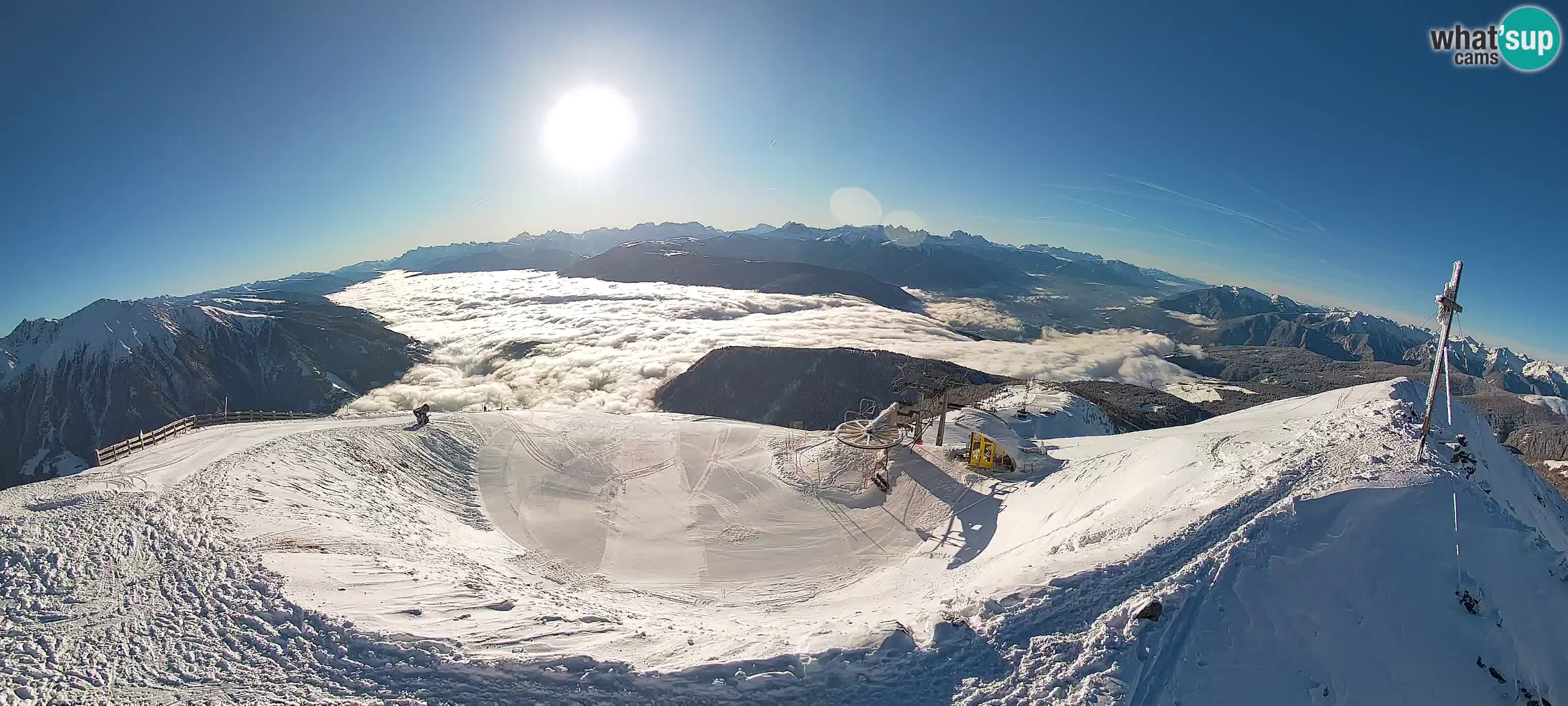 Spletna kamera Gitschlift / sedežnica Gitsch – Zgornja postaja (2.512 m)