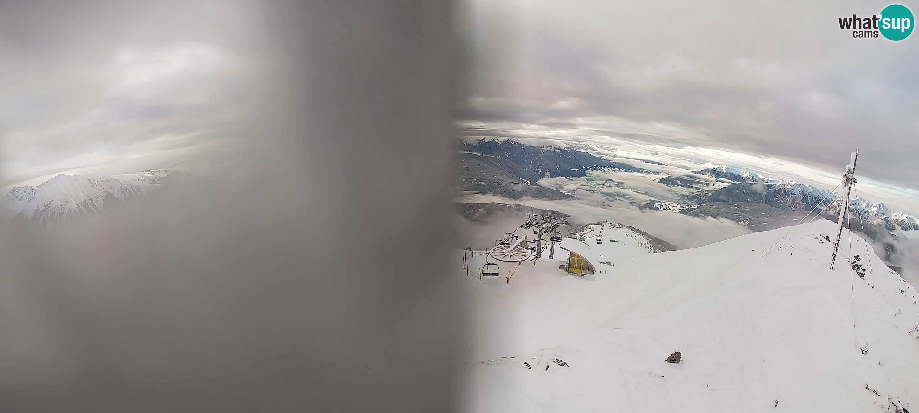 Spletna kamera Gitschlift / sedežnica Gitsch – Zgornja postaja (2.512 m)