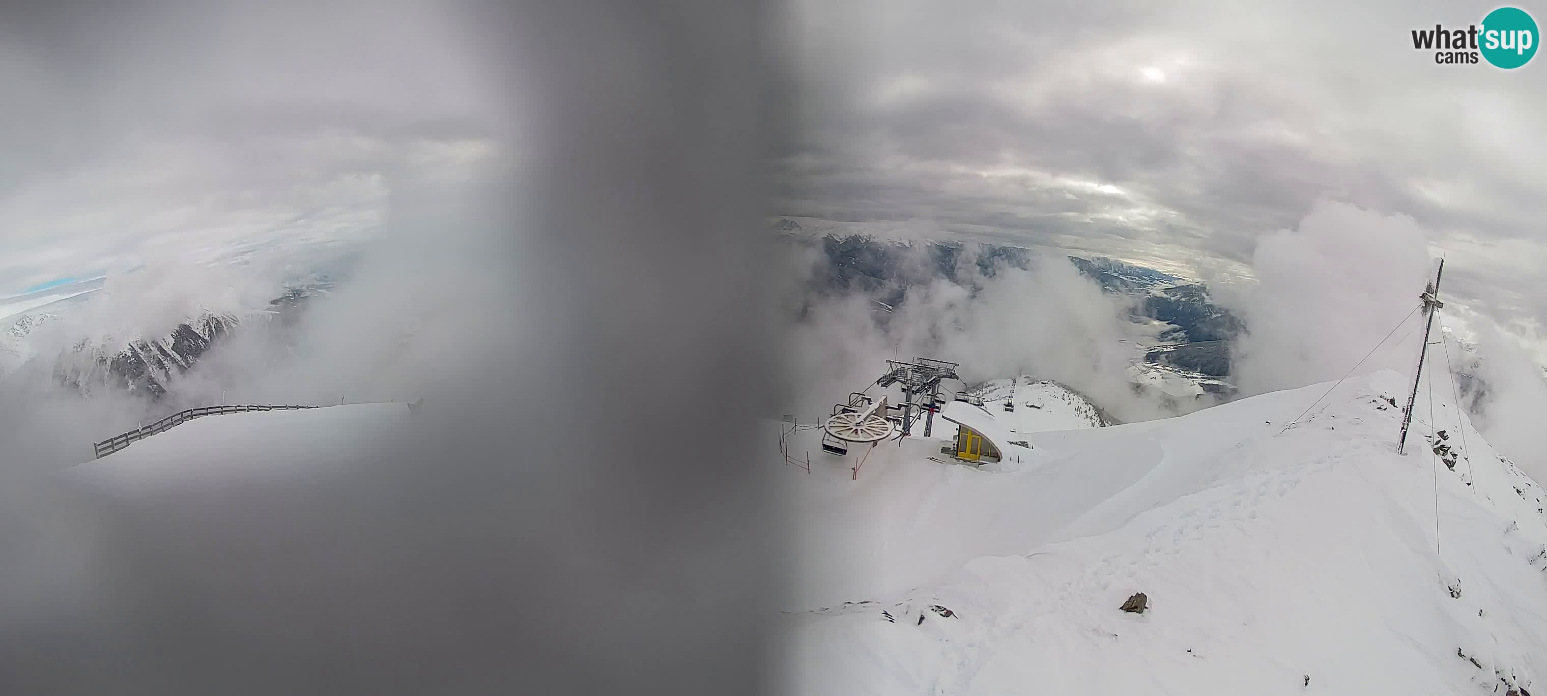 Spletna kamera Gitschlift / sedežnica Gitsch – Zgornja postaja (2.512 m)