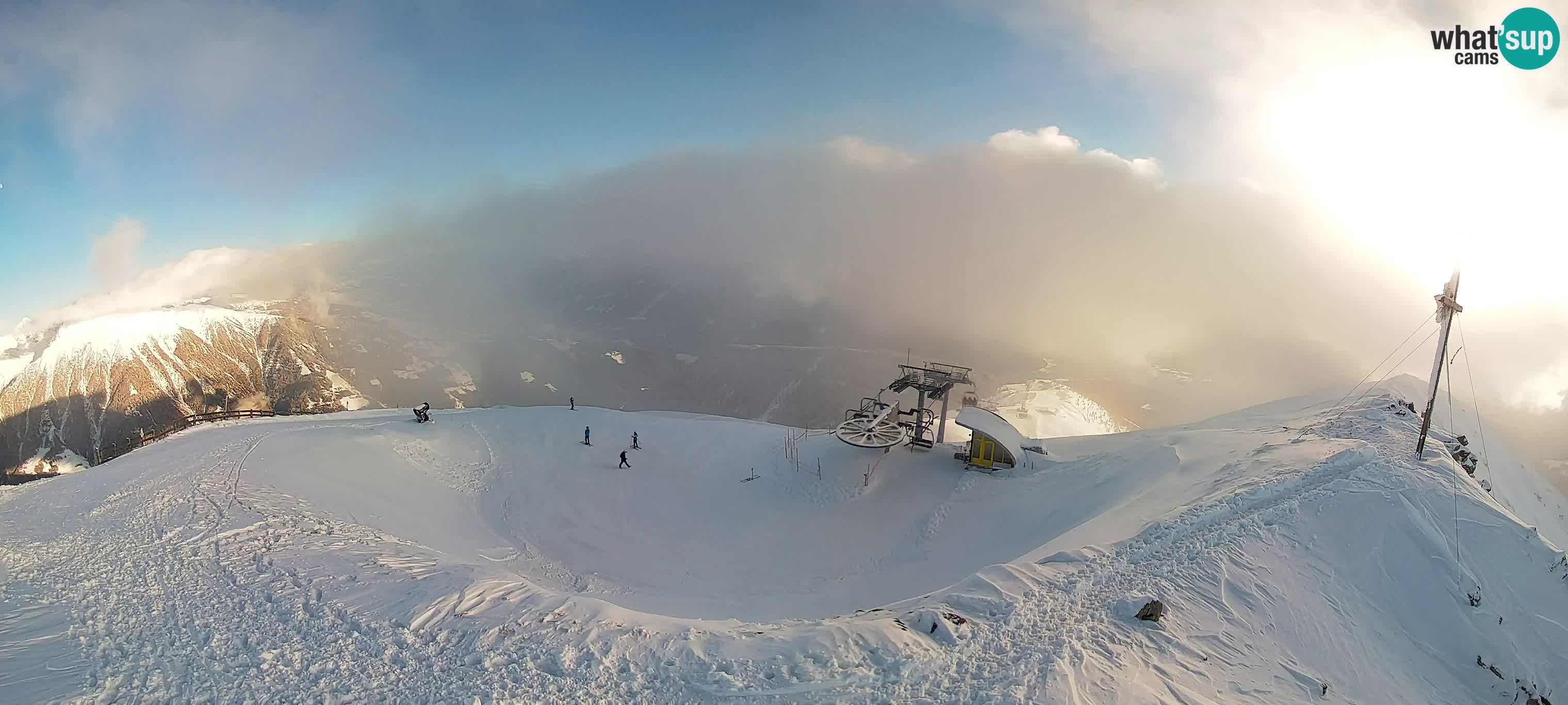 Spletna kamera Gitschlift / sedežnica Gitsch – Zgornja postaja (2.512 m)