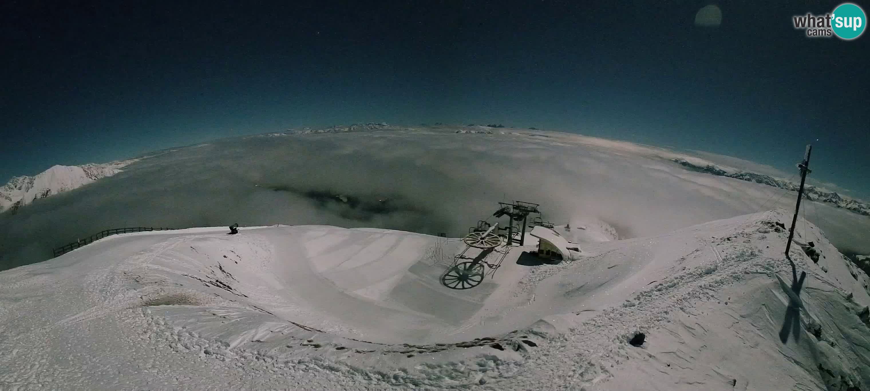 Spletna kamera Gitschlift / sedežnica Gitsch – Zgornja postaja (2.512 m)