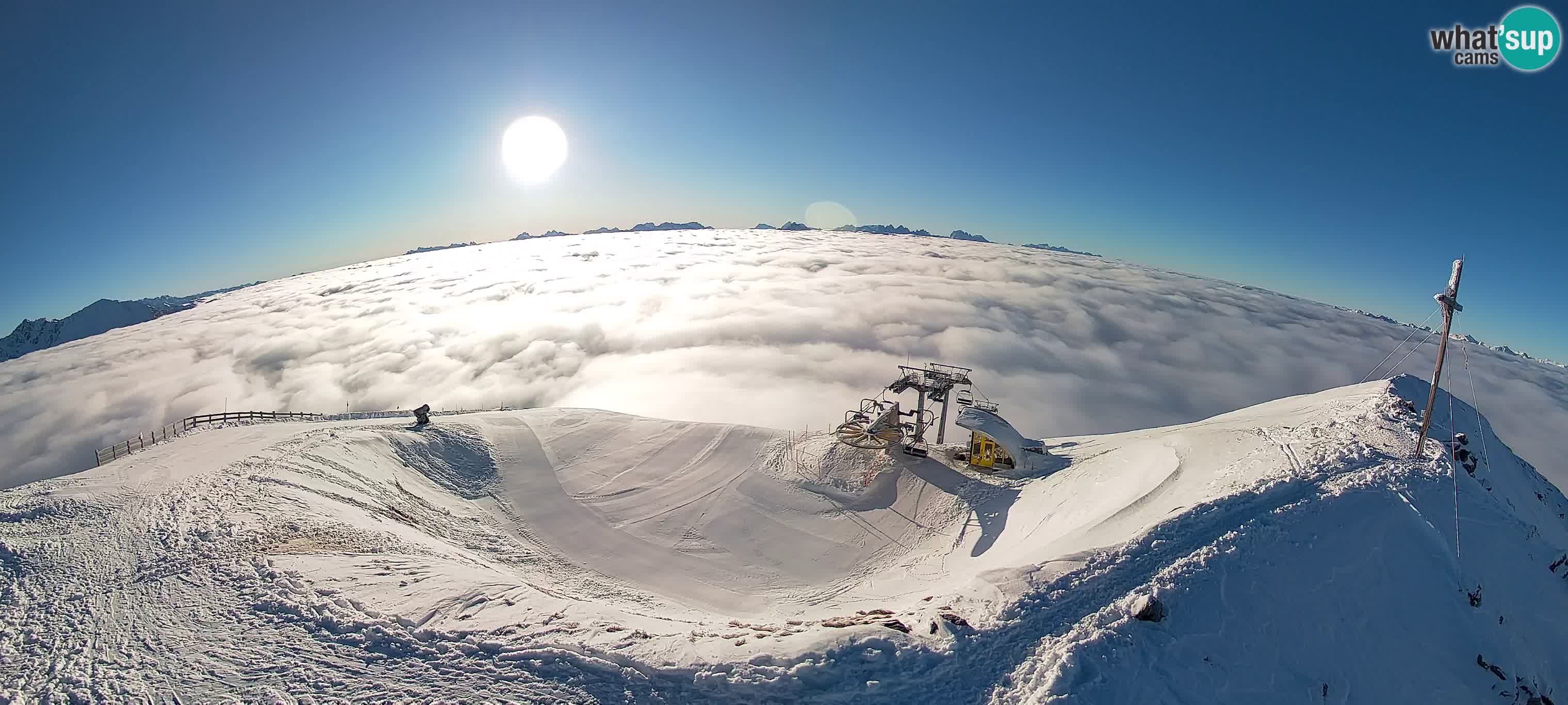 Spletna kamera Gitschlift / sedežnica Gitsch – Zgornja postaja (2.512 m)