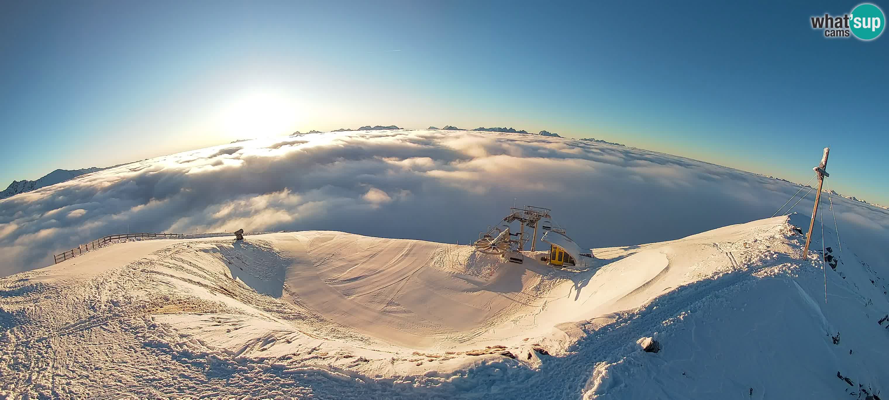 Spletna kamera Gitschlift / sedežnica Gitsch – Zgornja postaja (2.512 m)