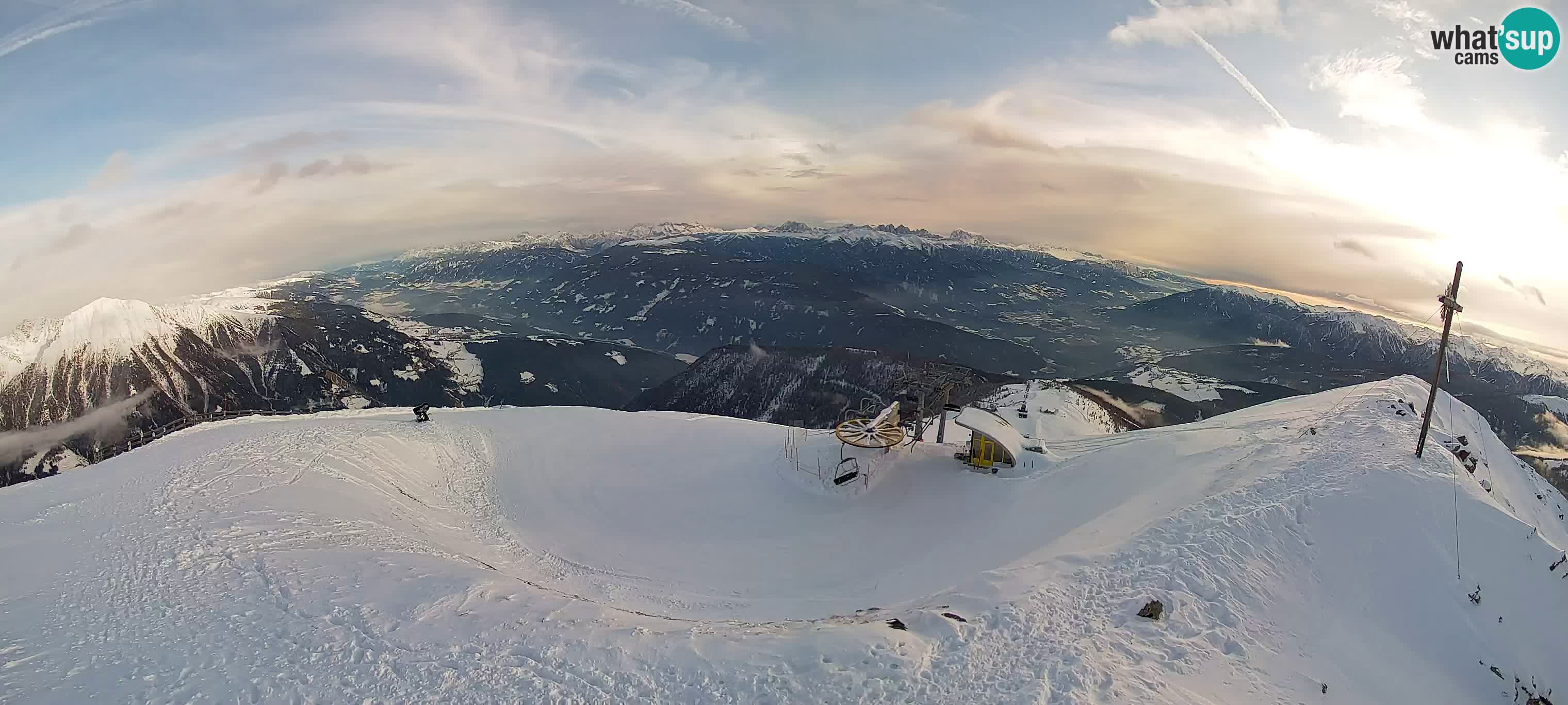 Spletna kamera Gitschlift / sedežnica Gitsch – Zgornja postaja (2.512 m)