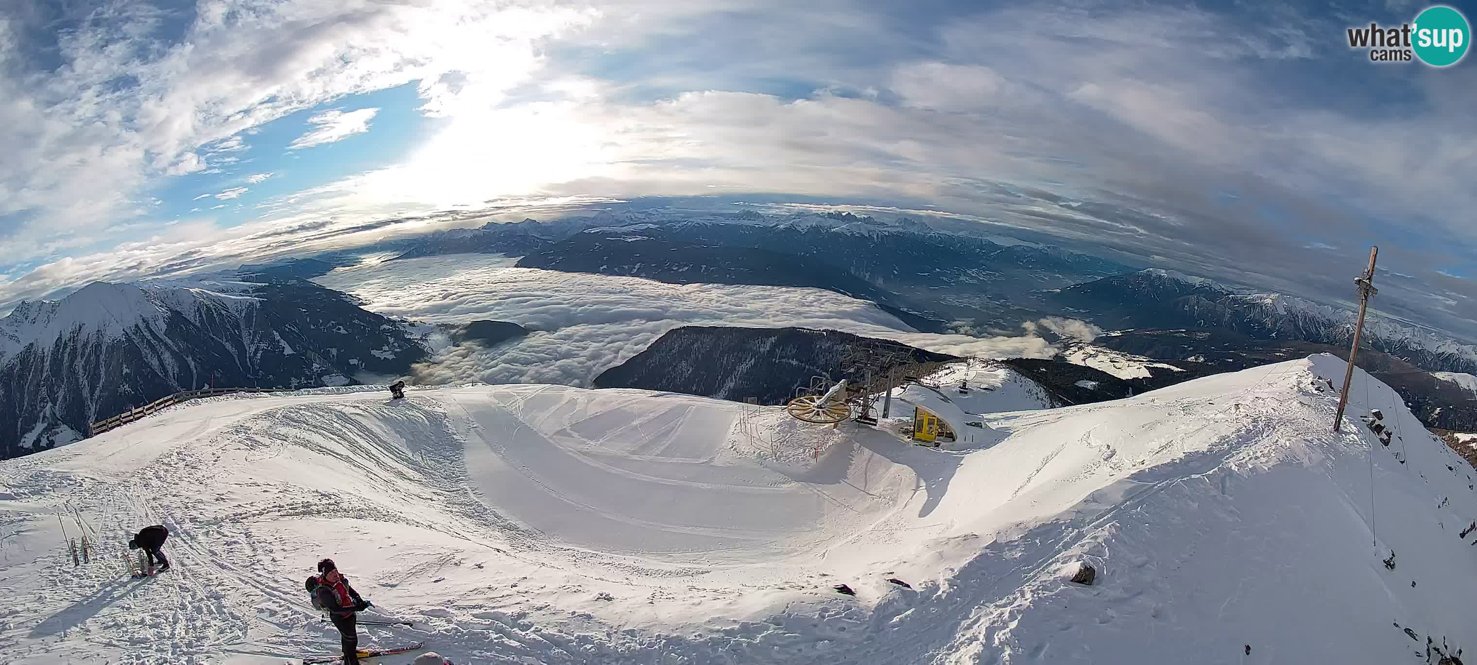 Spletna kamera Gitschlift / sedežnica Gitsch – Zgornja postaja (2.512 m)