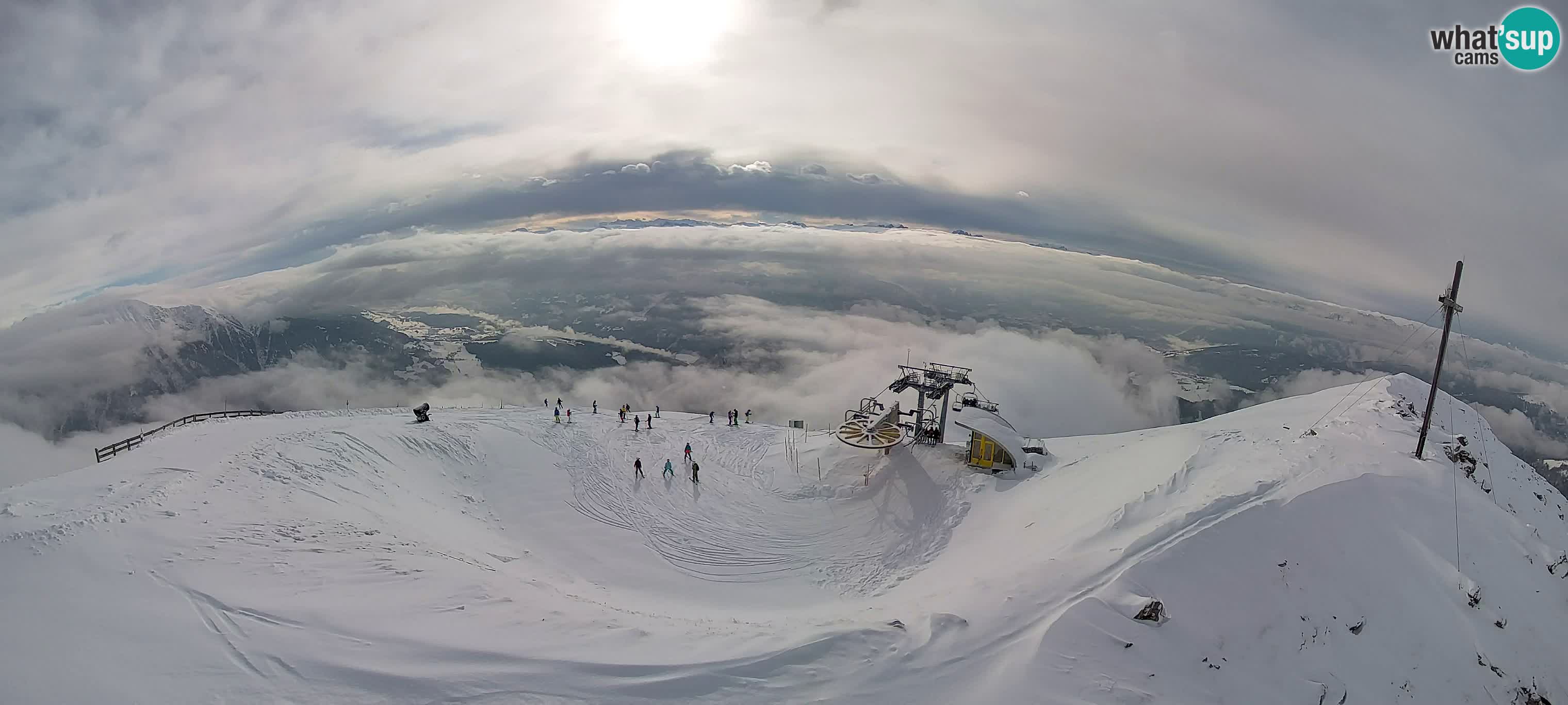 Spletna kamera Gitschlift / sedežnica Gitsch – Zgornja postaja (2.512 m)