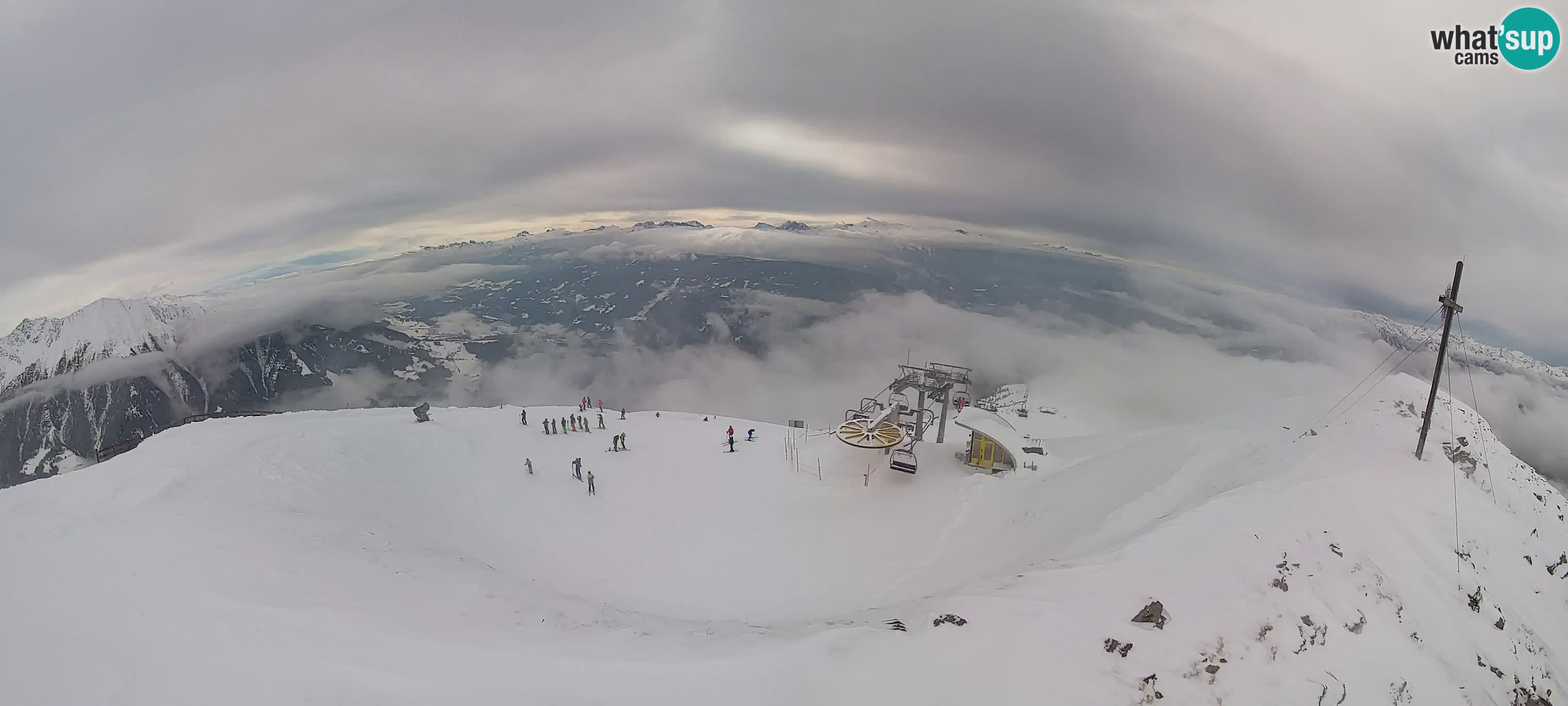 Spletna kamera Gitschlift / sedežnica Gitsch – Zgornja postaja (2.512 m)