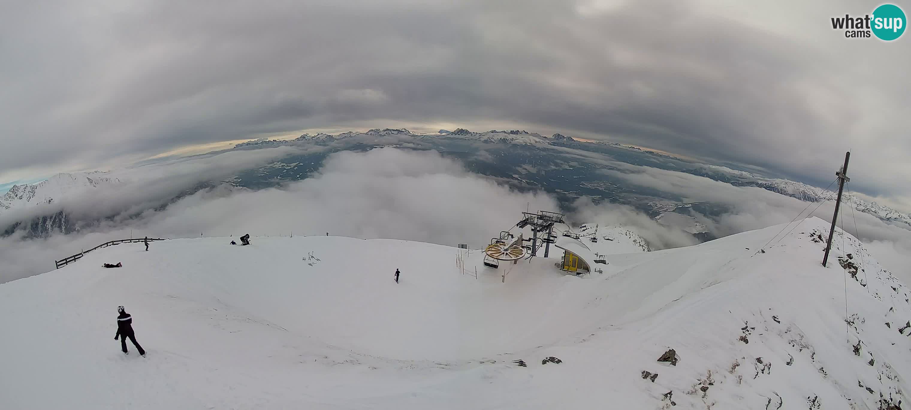 Spletna kamera Gitschlift / sedežnica Gitsch – Zgornja postaja (2.512 m)