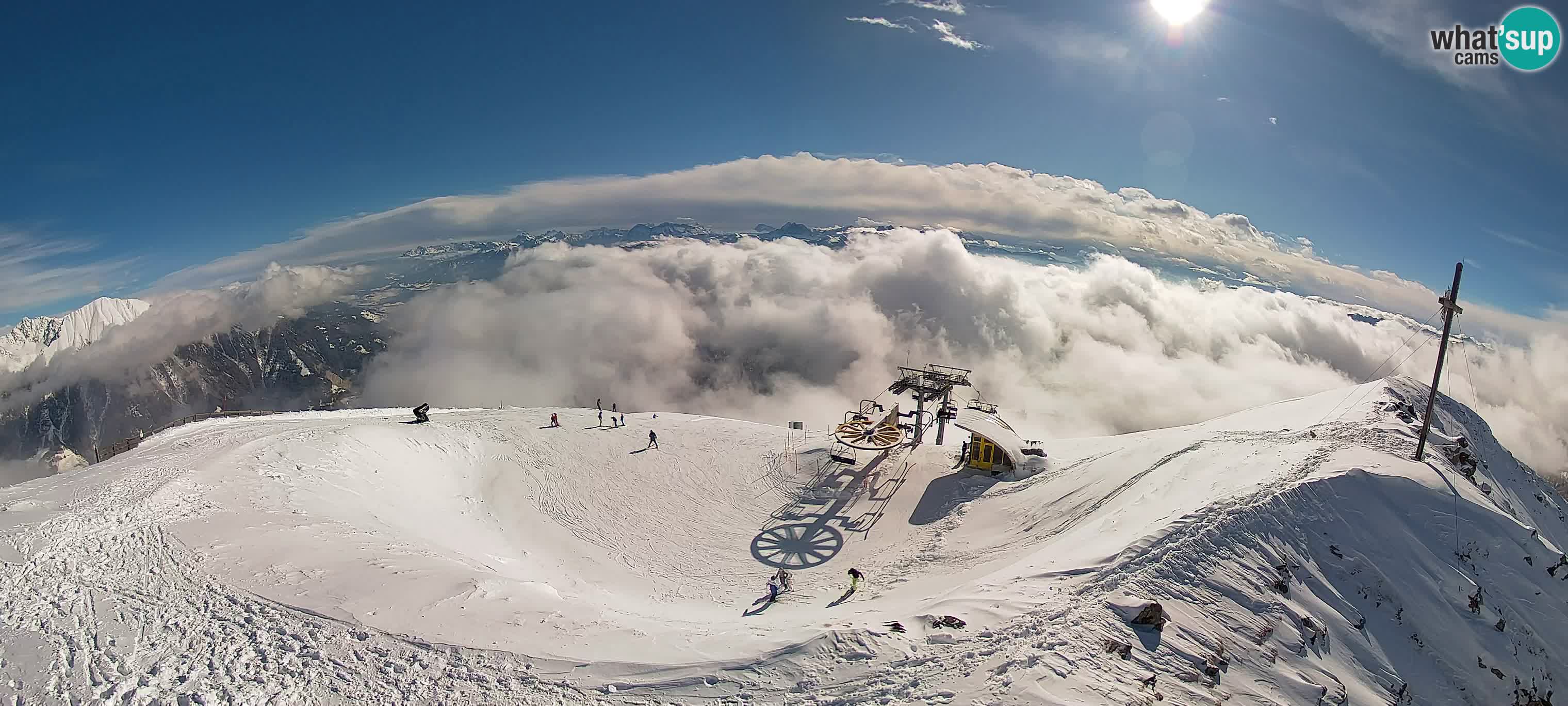 Spletna kamera Gitschlift / sedežnica Gitsch – Zgornja postaja (2.512 m)