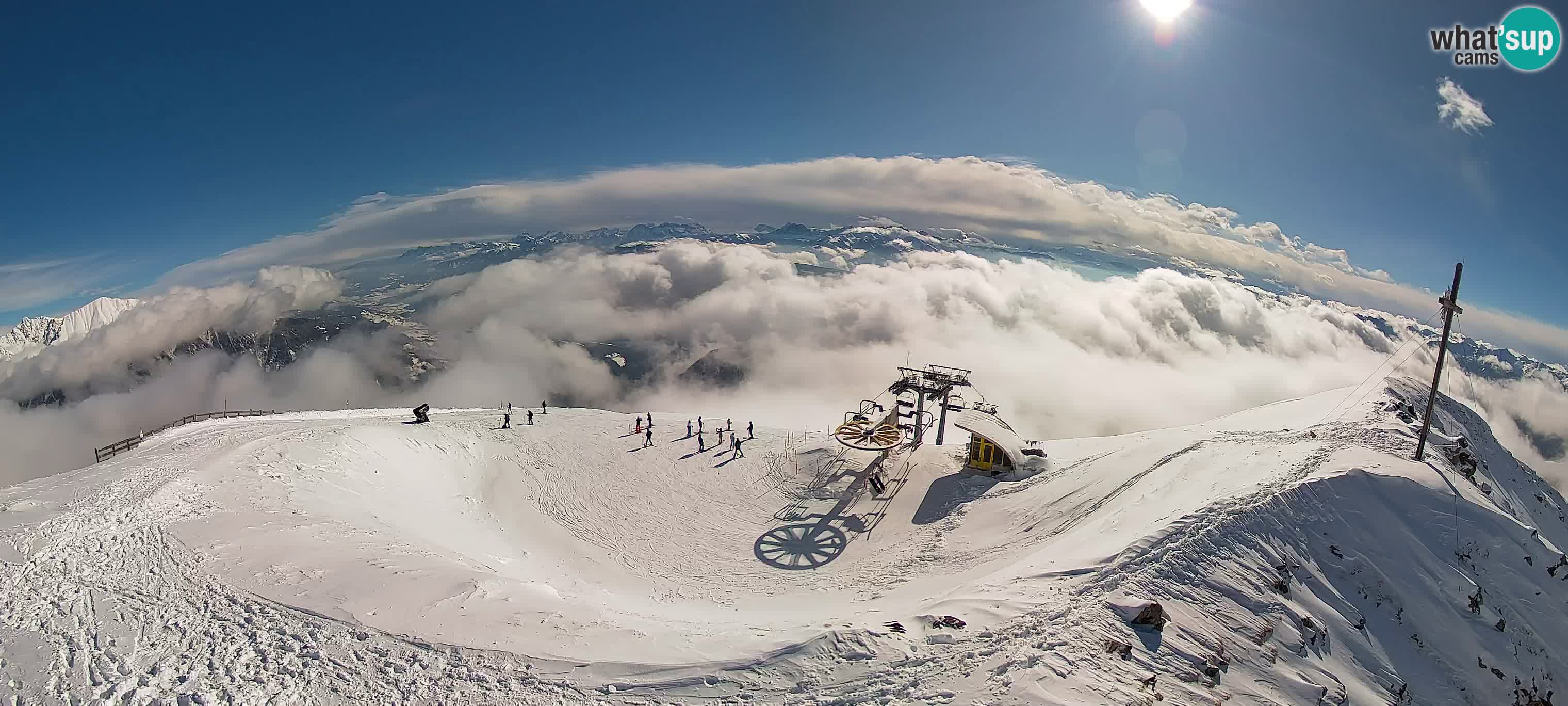 Spletna kamera Gitschlift / sedežnica Gitsch – Zgornja postaja (2.512 m)