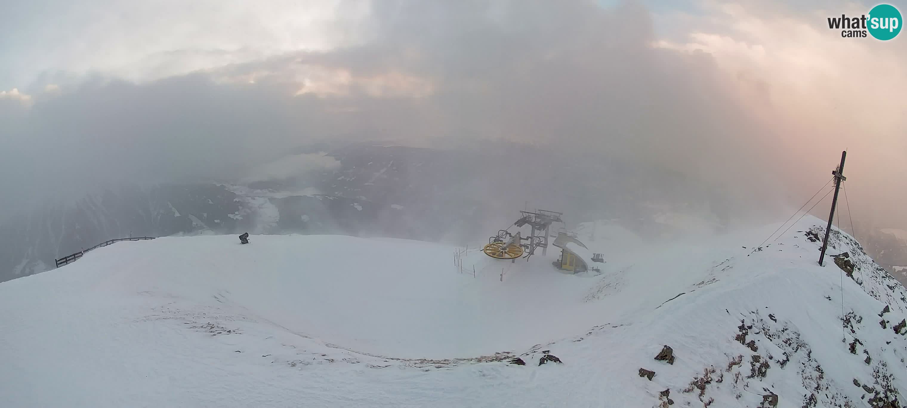 Spletna kamera Gitschlift / sedežnica Gitsch – Zgornja postaja (2.512 m)