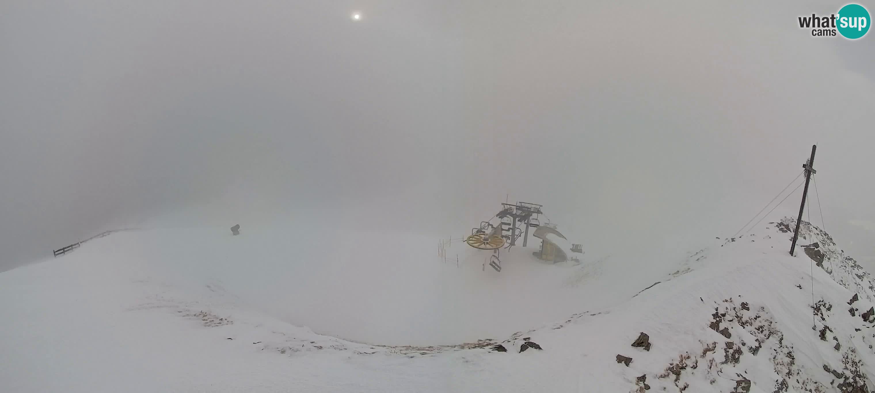 Spletna kamera Gitschlift / sedežnica Gitsch – Zgornja postaja (2.512 m)