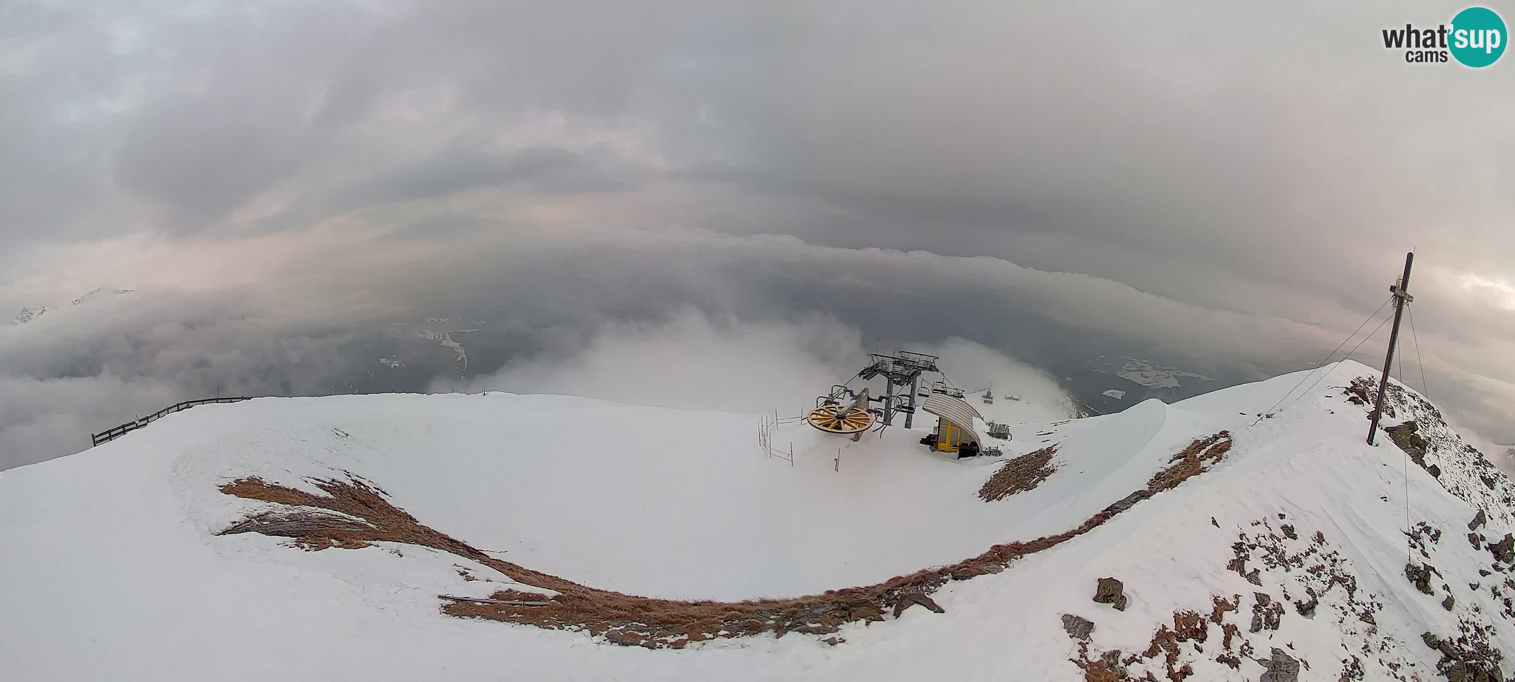 Spletna kamera Gitschlift / sedežnica Gitsch – Zgornja postaja (2.512 m)