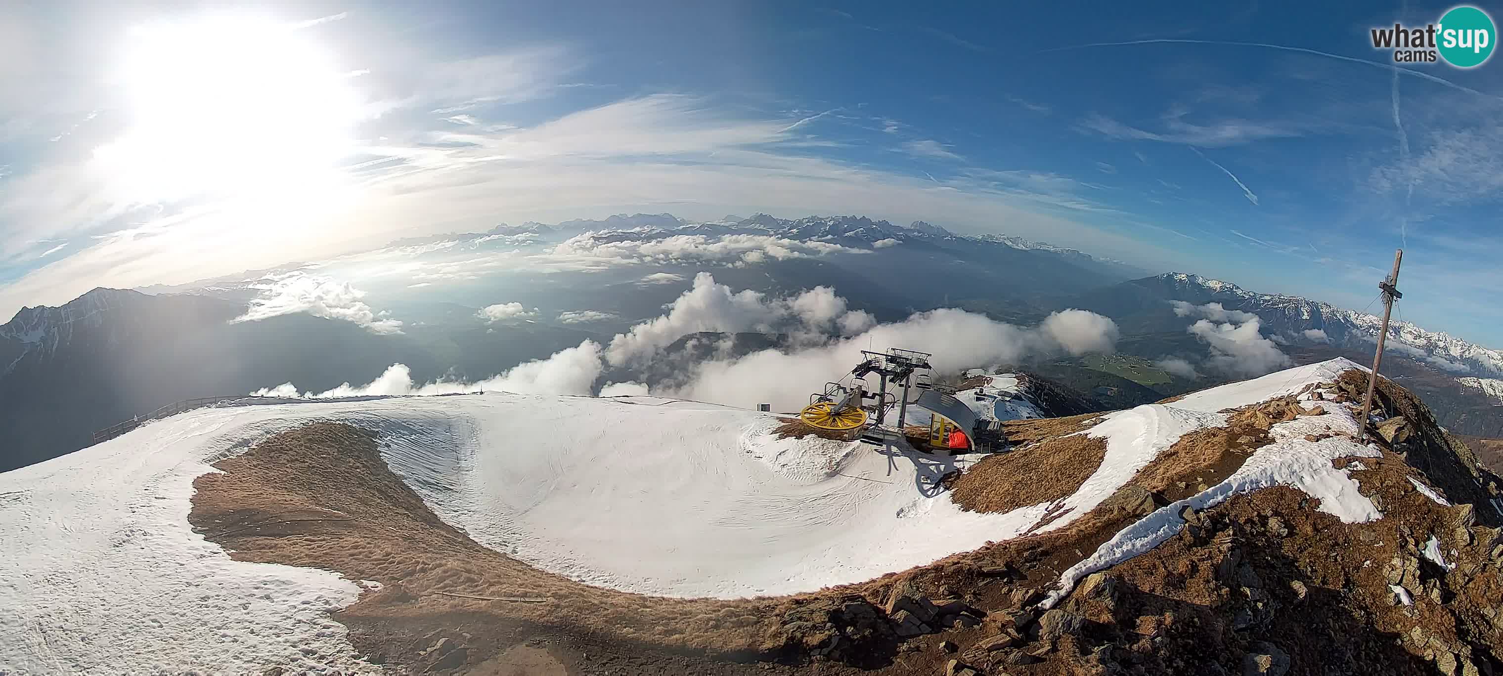 Spletna kamera Gitschlift / sedežnica Gitsch – Zgornja postaja (2.512 m)