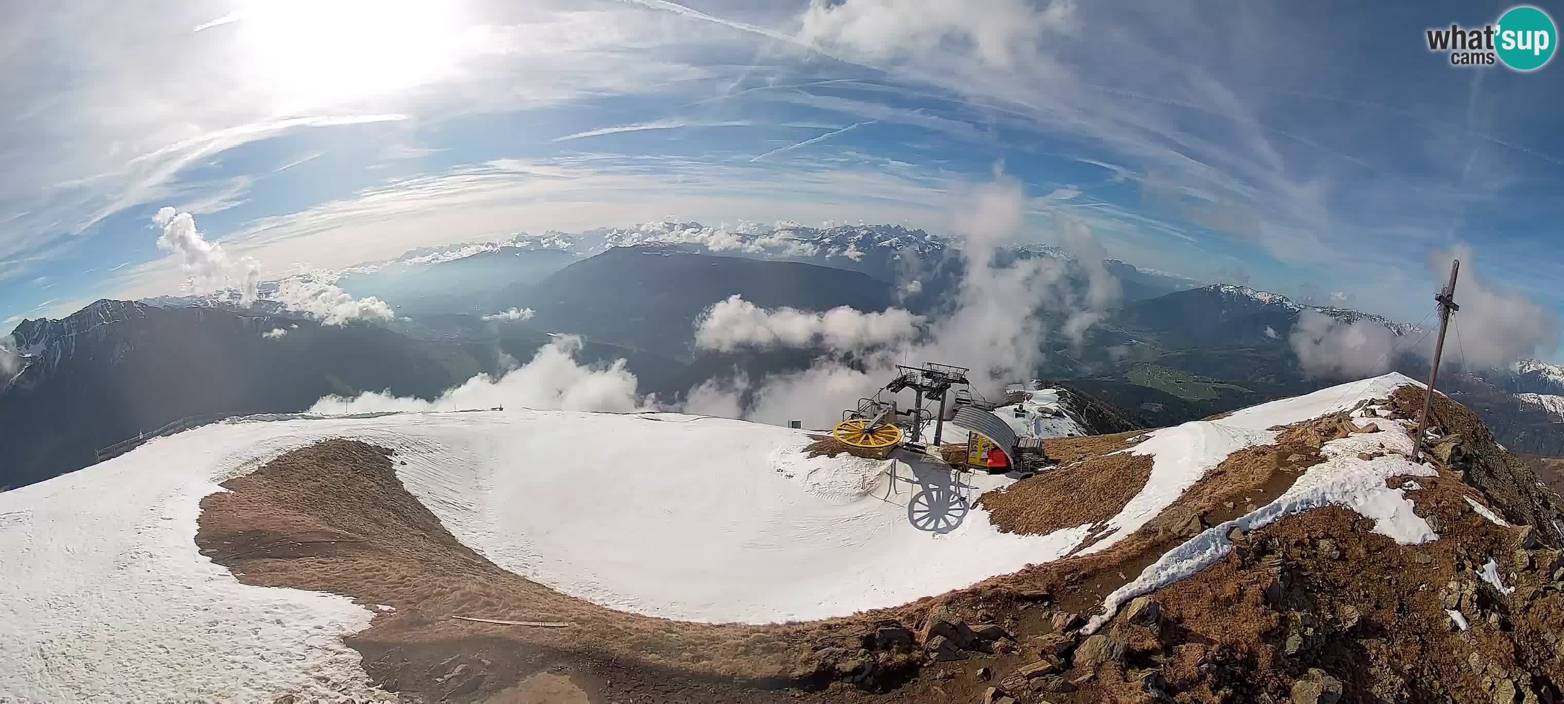 Spletna kamera Gitschlift / sedežnica Gitsch – Zgornja postaja (2.512 m)