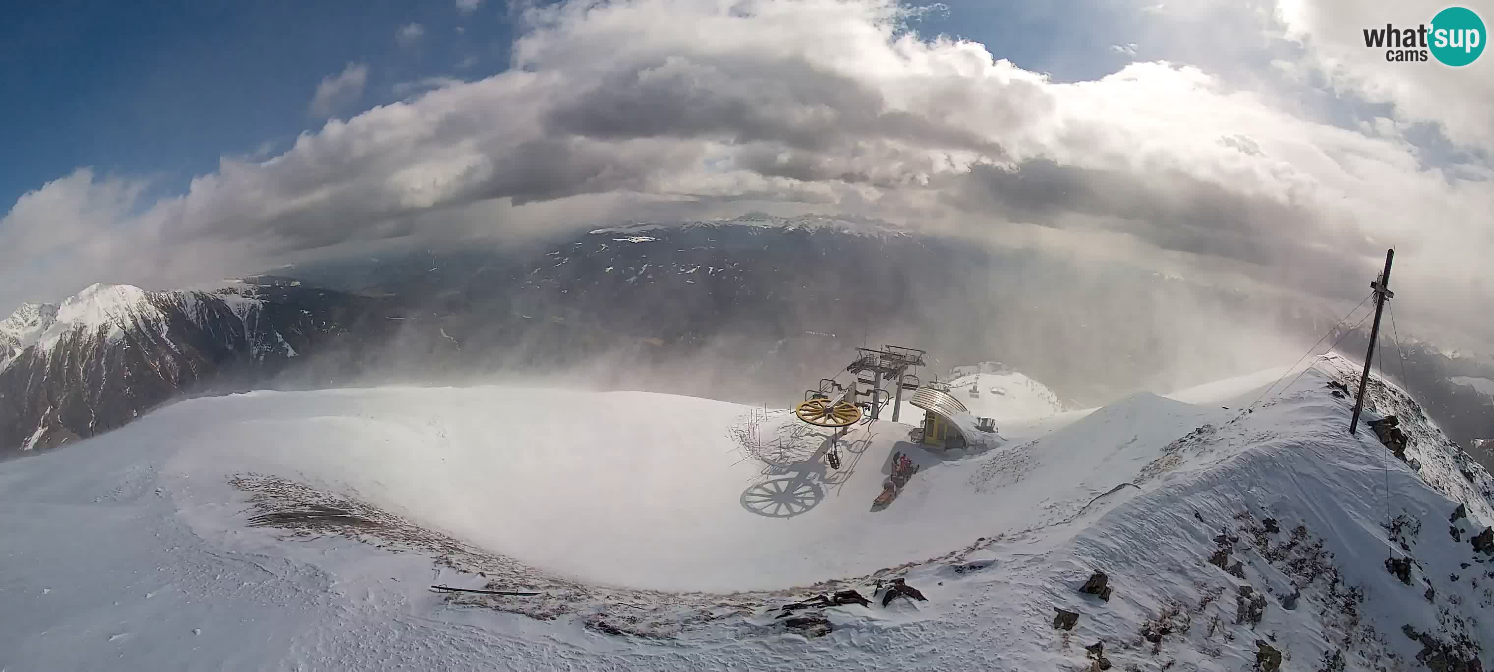 Spletna kamera Gitschlift / sedežnica Gitsch – Zgornja postaja (2.512 m)