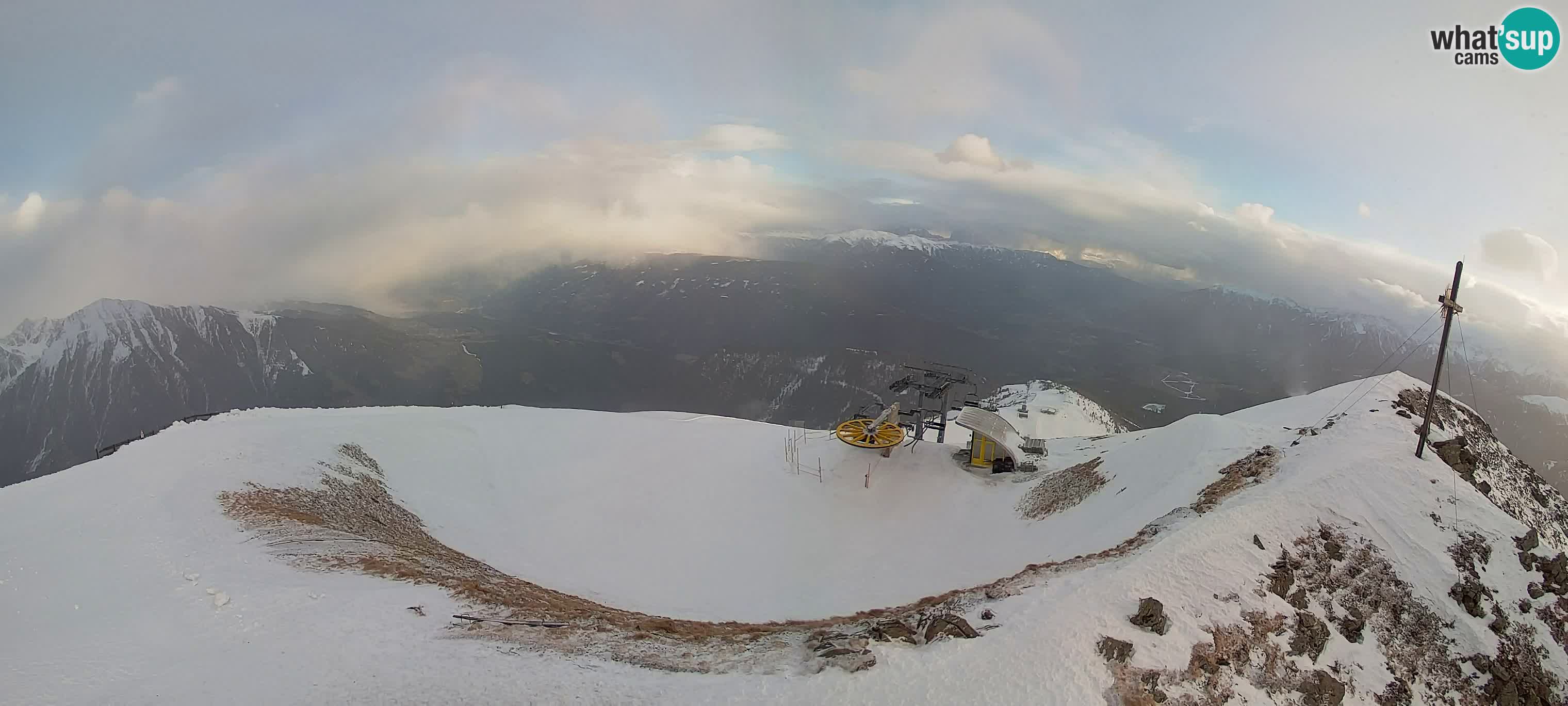 Spletna kamera Gitschlift / sedežnica Gitsch – Zgornja postaja (2.512 m)