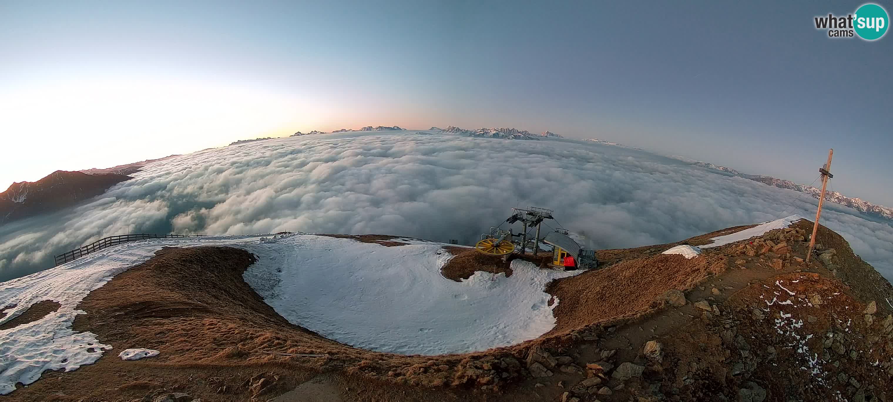 Spletna kamera Gitschlift / sedežnica Gitsch – Zgornja postaja (2.512 m)