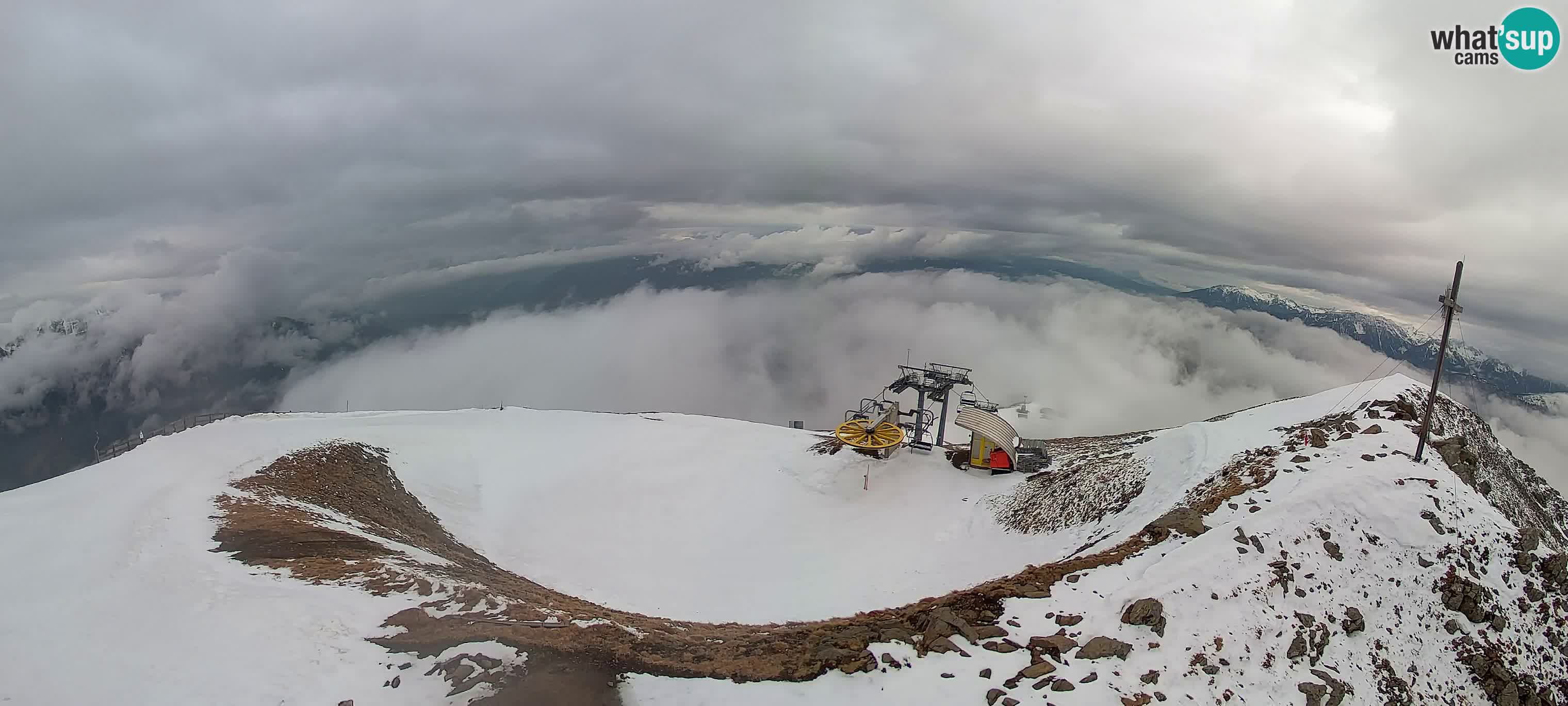 Spletna kamera Gitschlift / sedežnica Gitsch – Zgornja postaja (2.512 m)